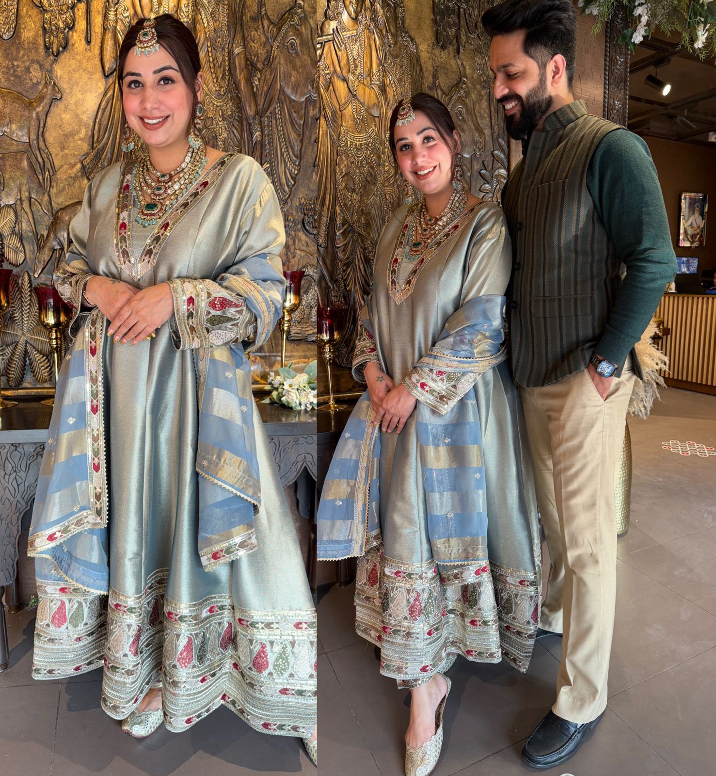 Traditional Anarkali long kalidar kurta