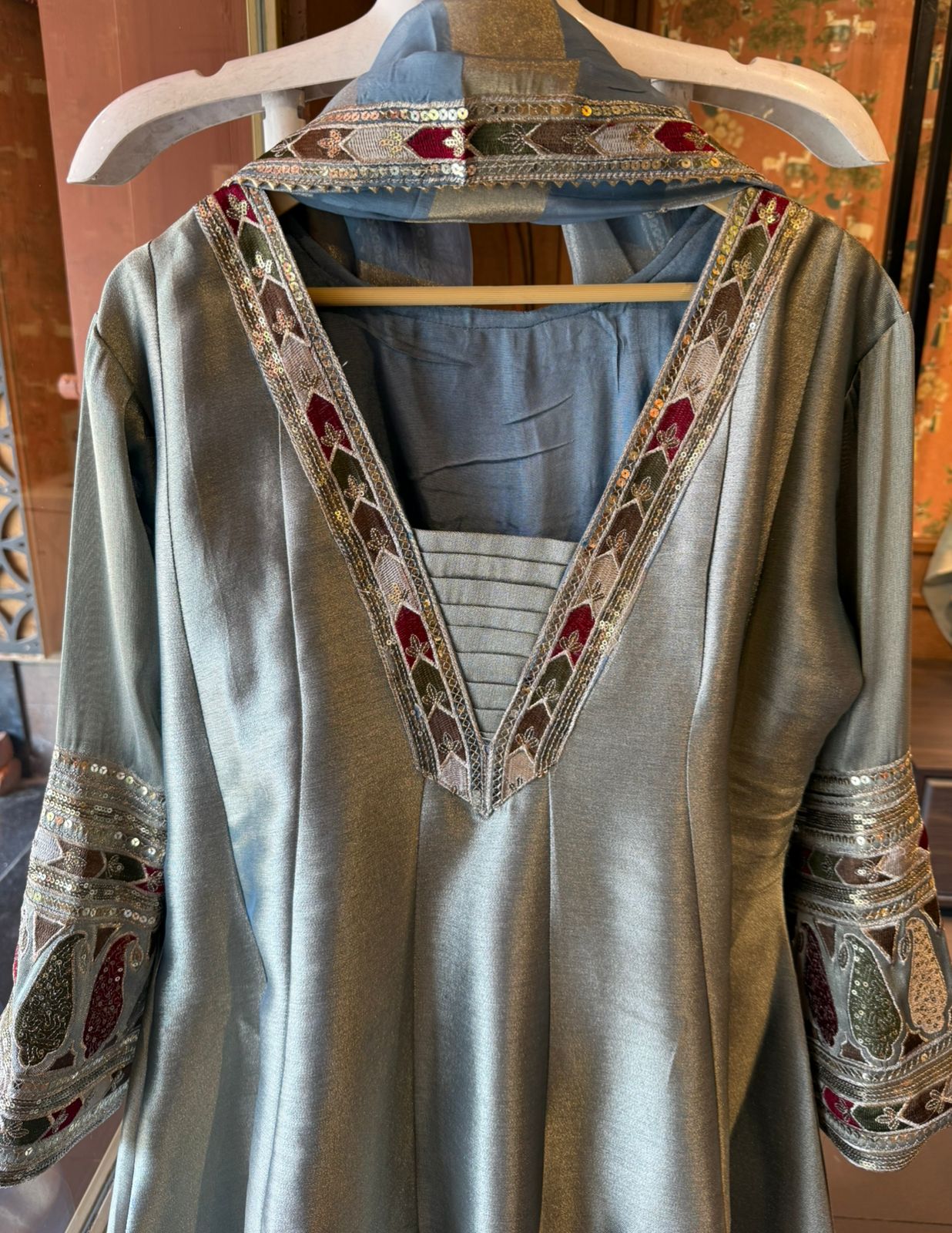 Traditional Anarkali long kalidar kurta