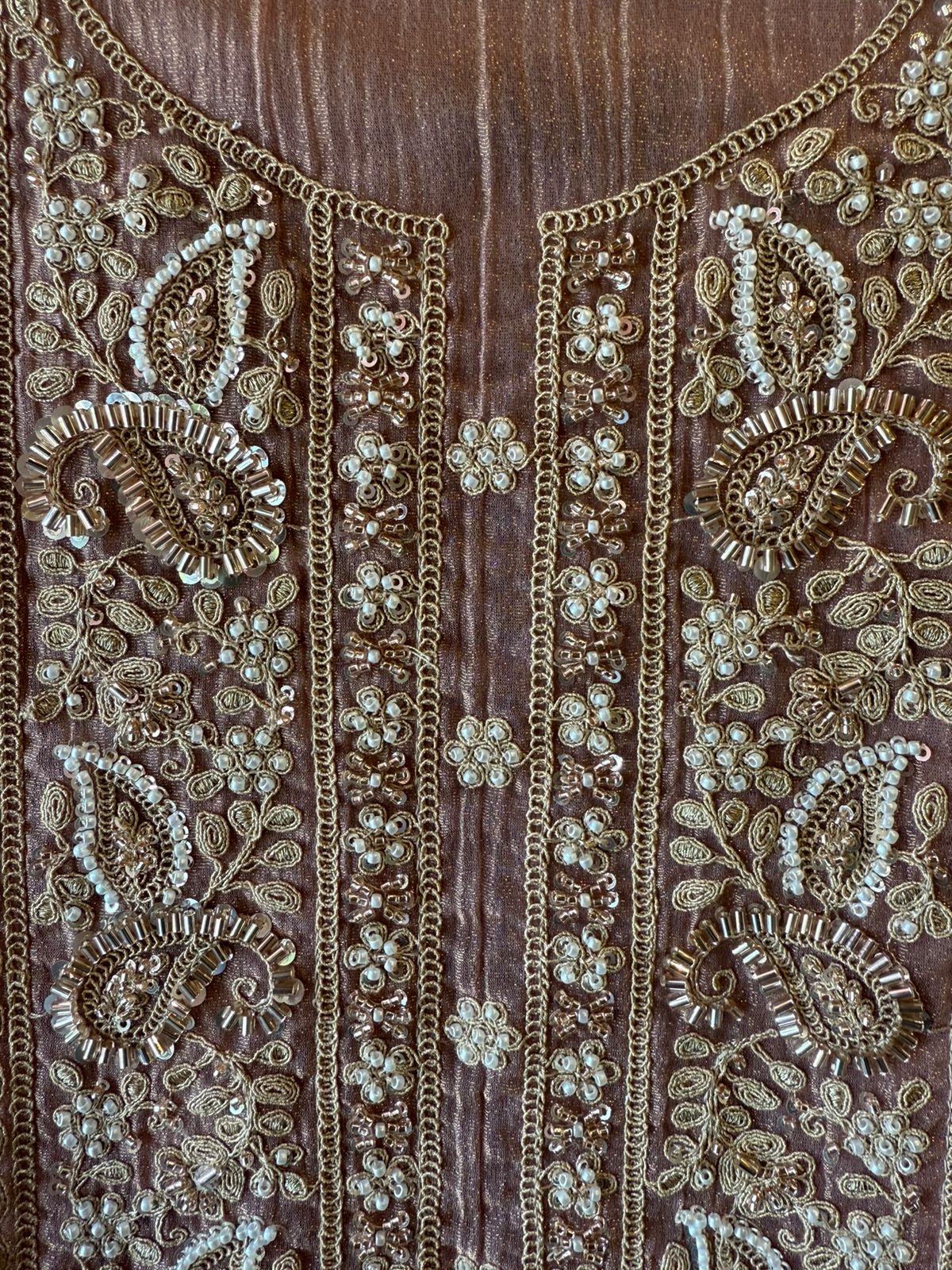 Crushed Tissue unstitched Suits