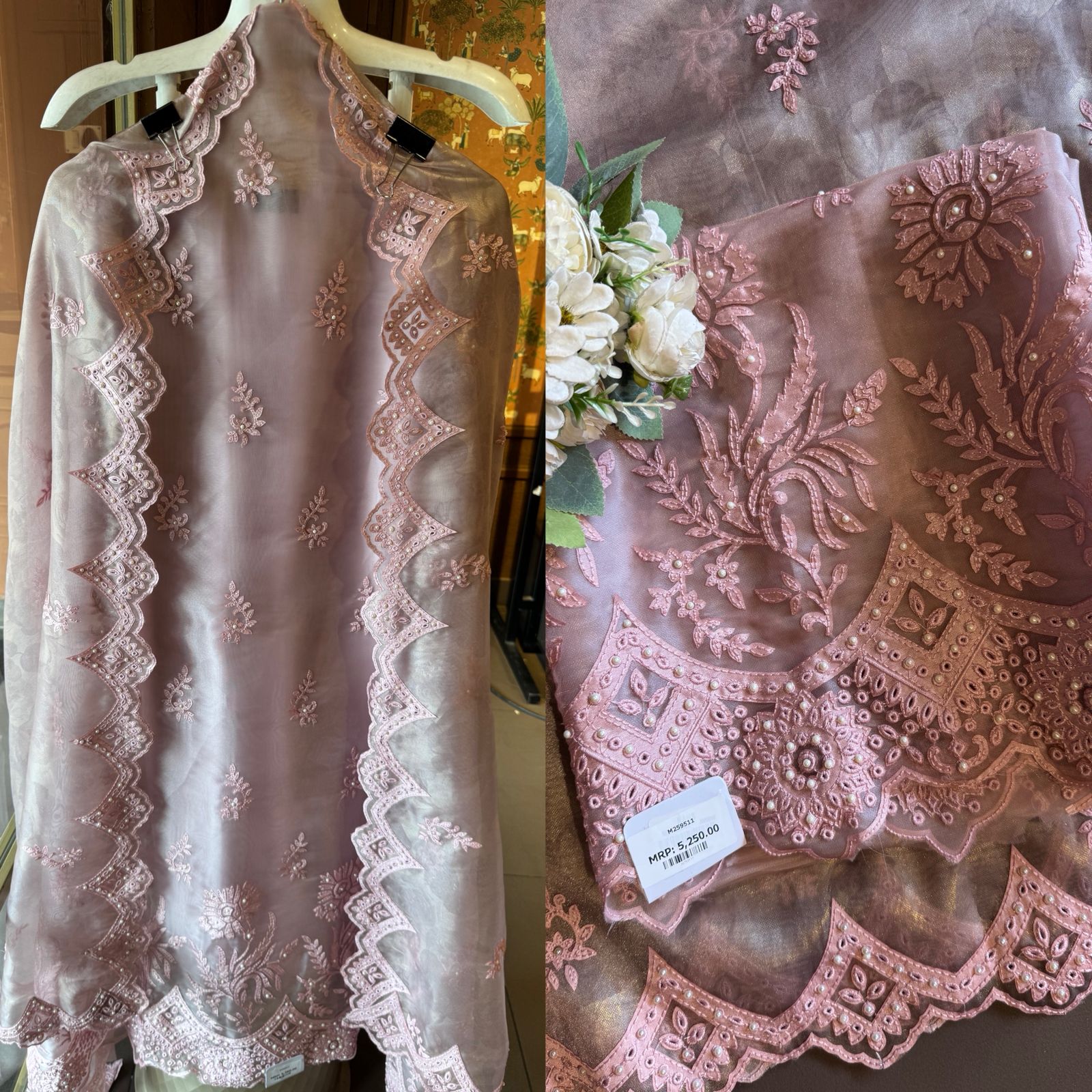 Lightweight Organza Suit set