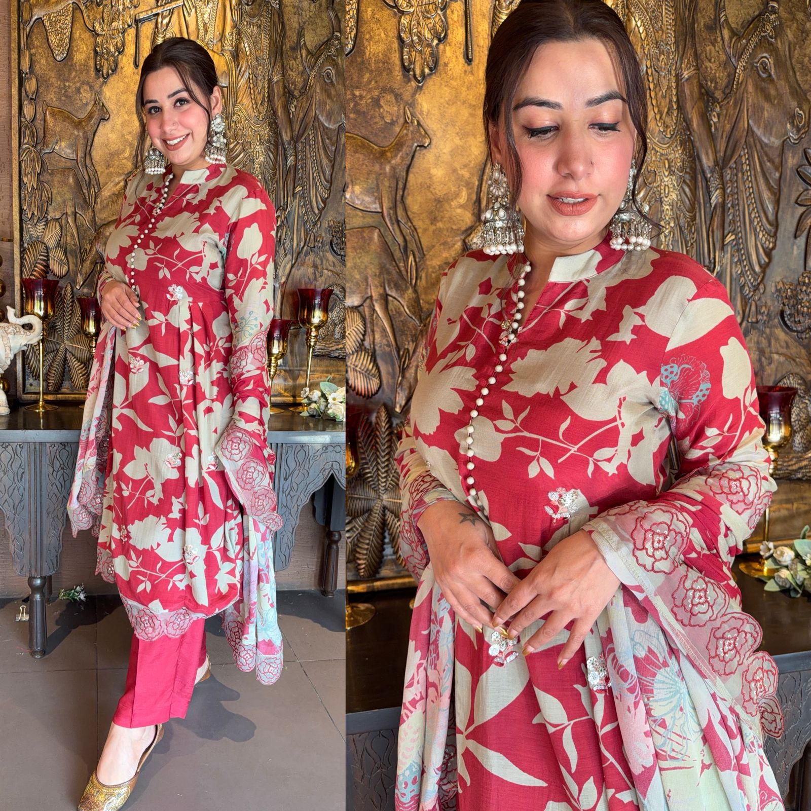 Pure Muslin Unstitched suit