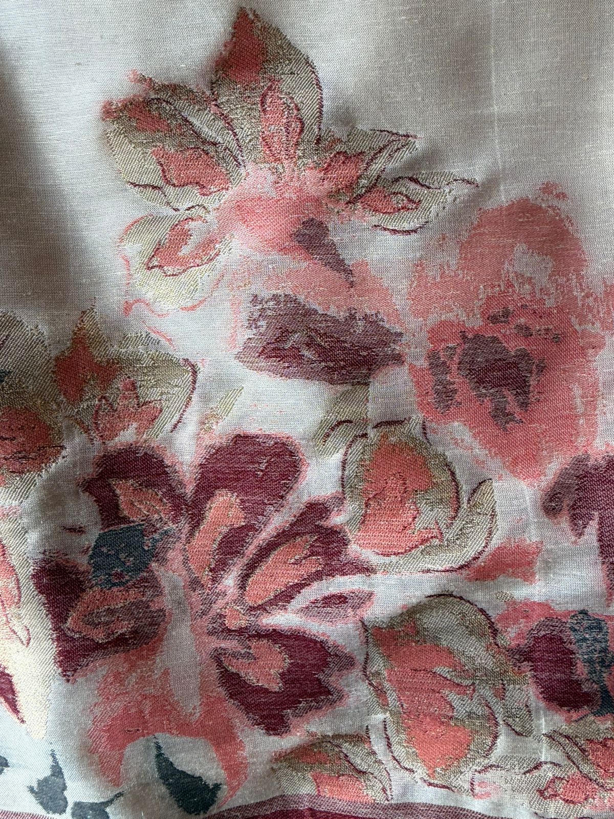 Premium Jamdaani Unstitched Silk Suit