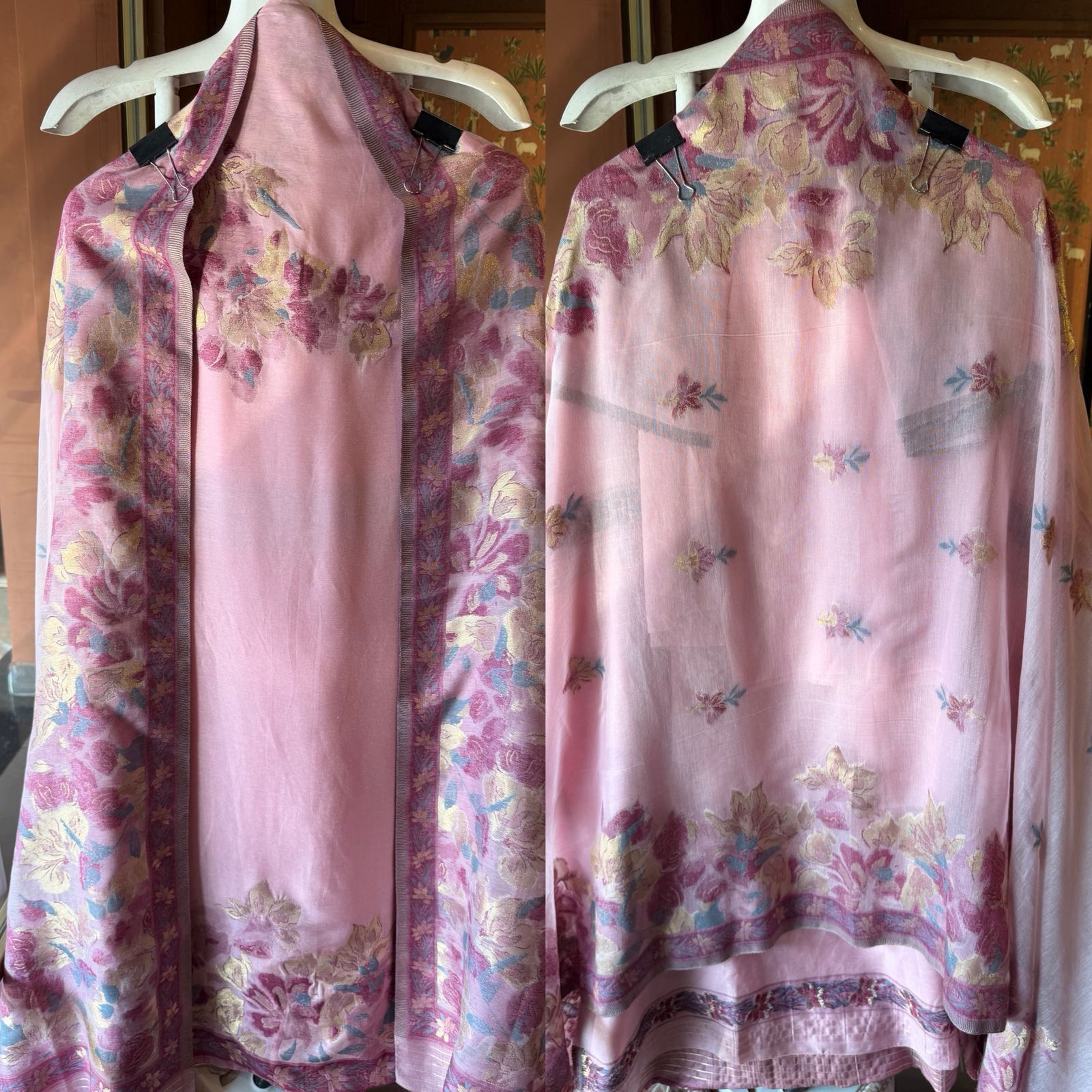 Premium Jamdaani Unstitched Silk Suit