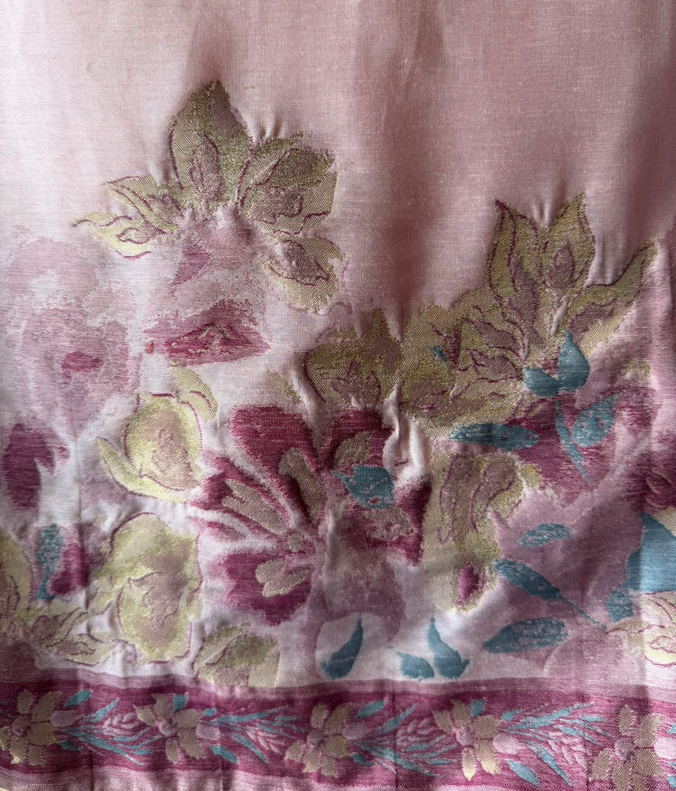 Premium Jamdaani Unstitched Silk Suit