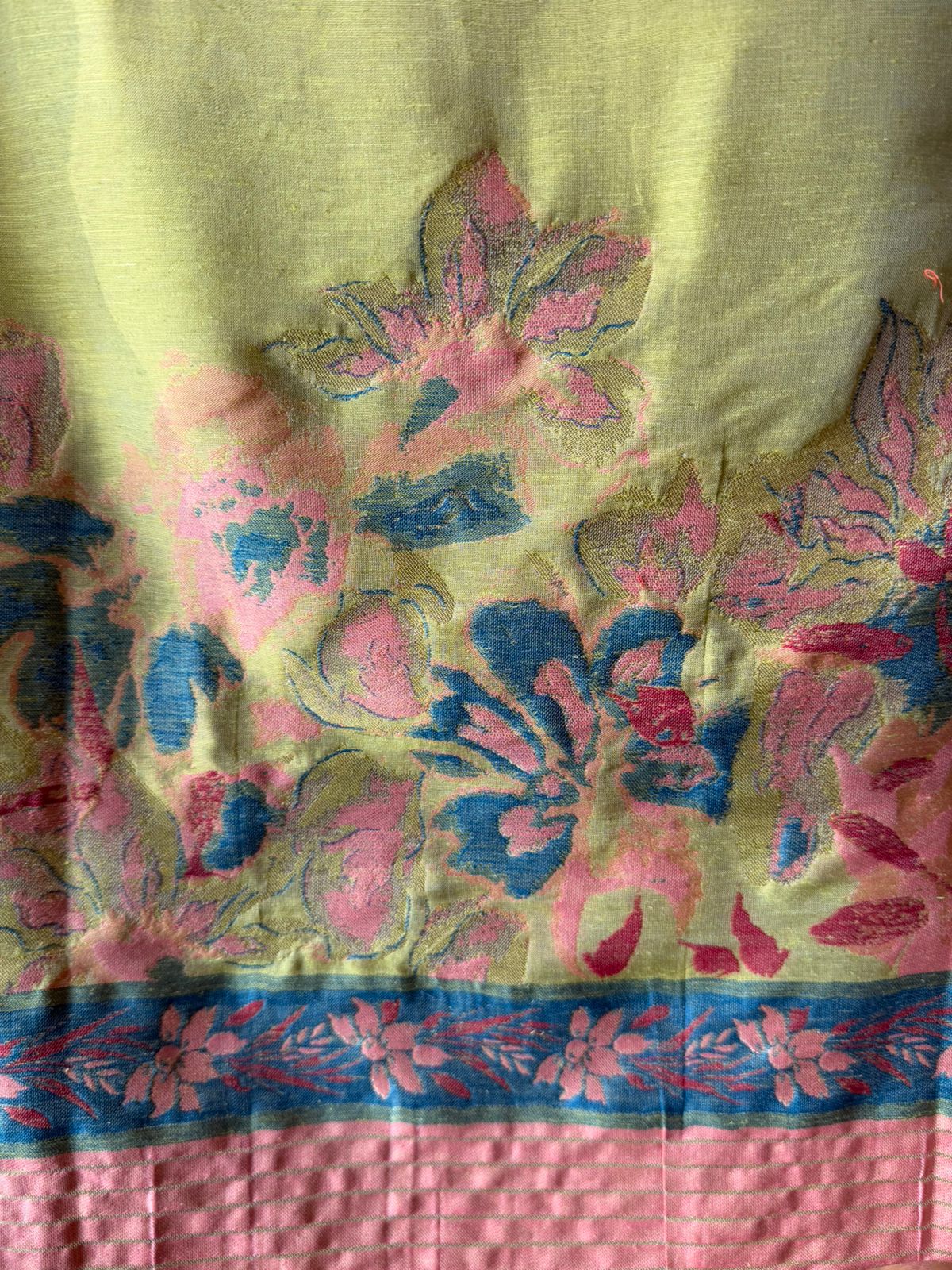 Premium Jamdaani Unstitched Silk Suit