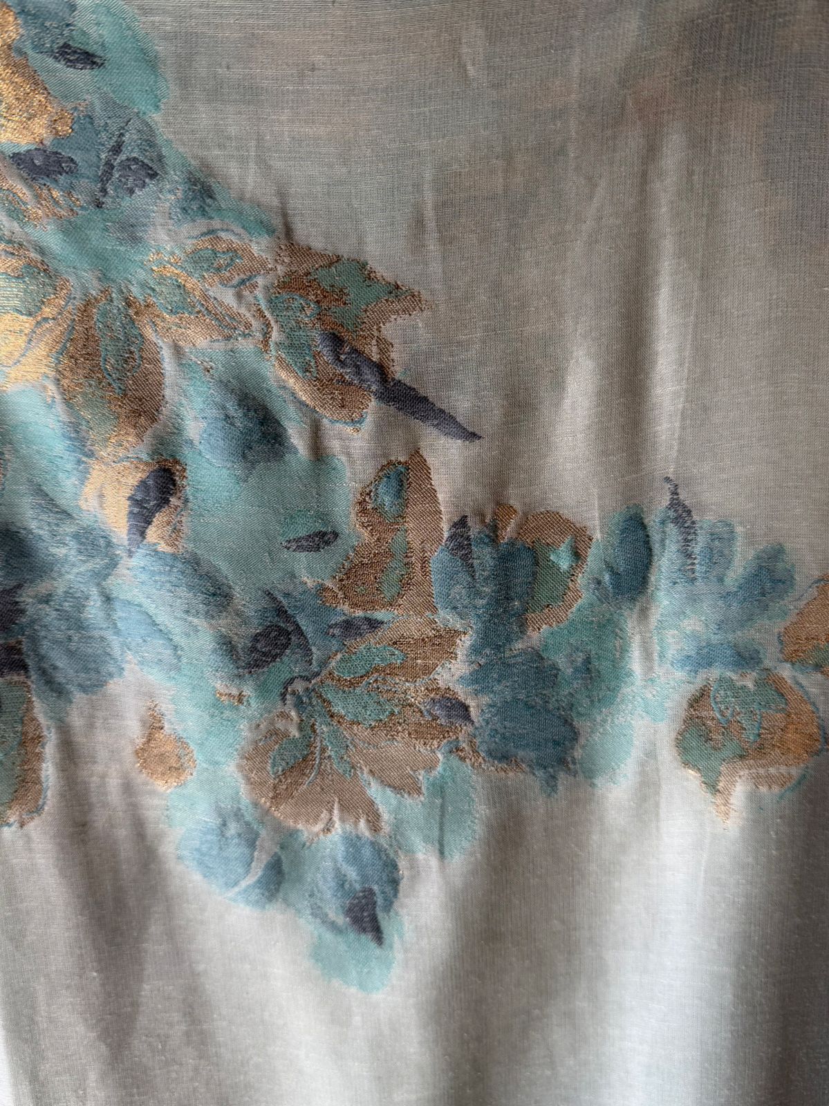 Premium Jamdaani Unstitched Silk Suit