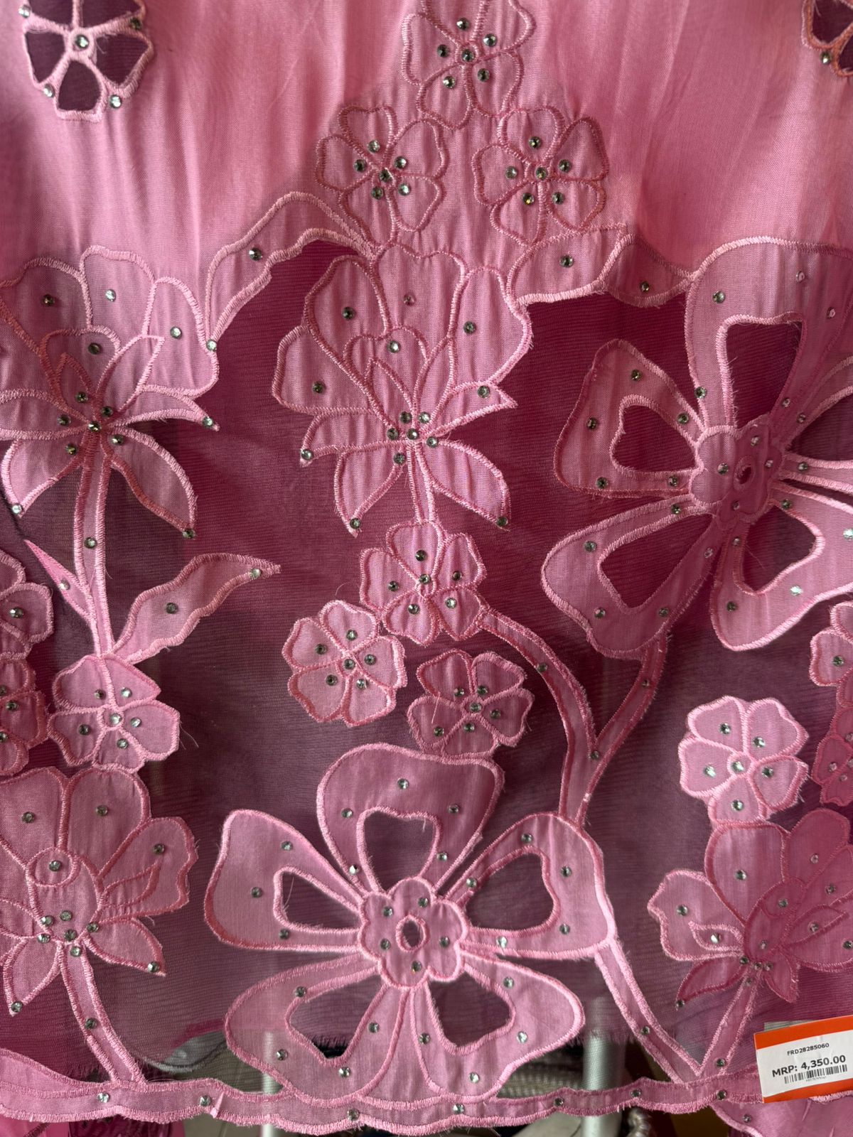Ombré shaded Organza unstitched Shirt