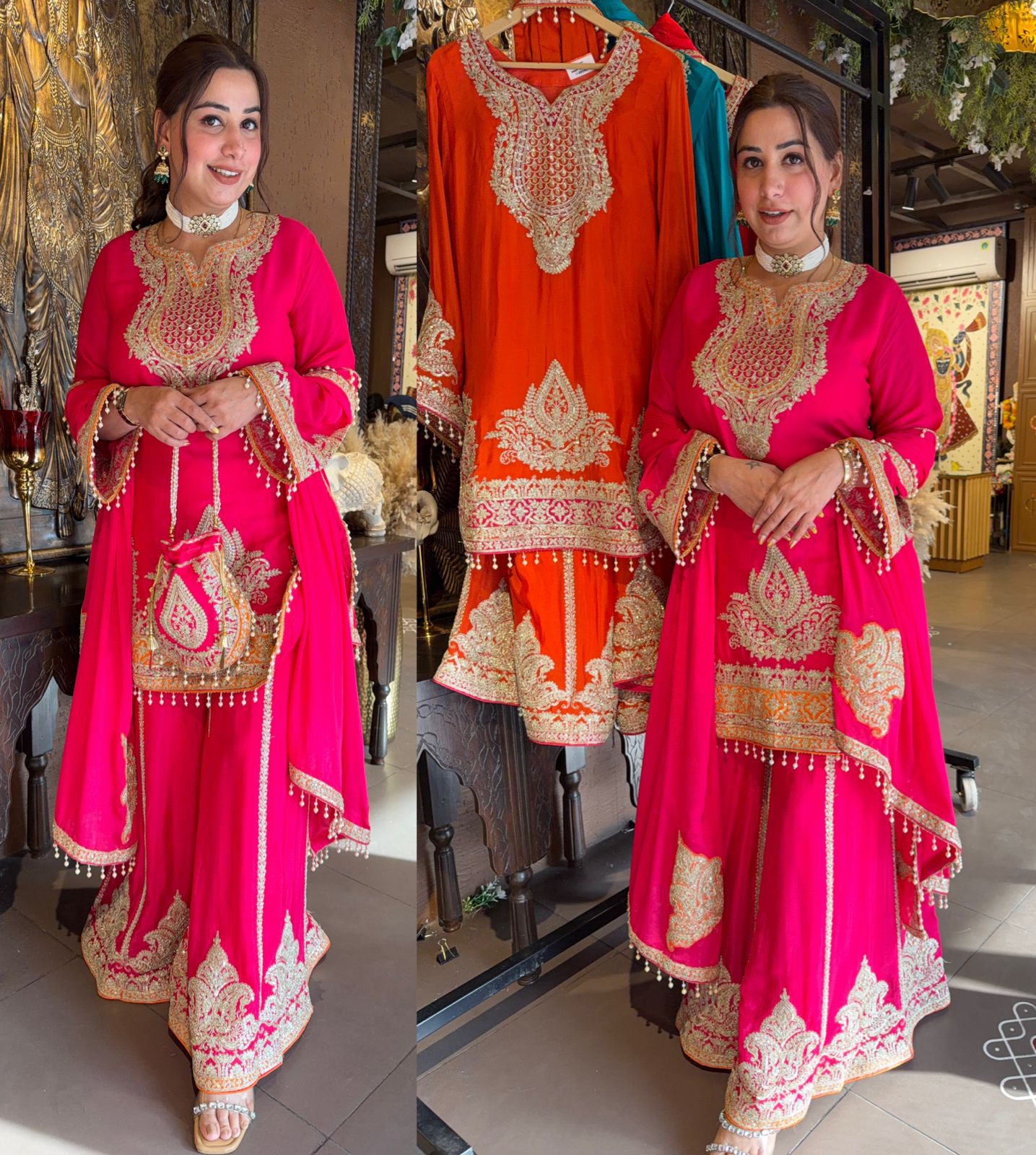 Beautiful ethnic sharara set
