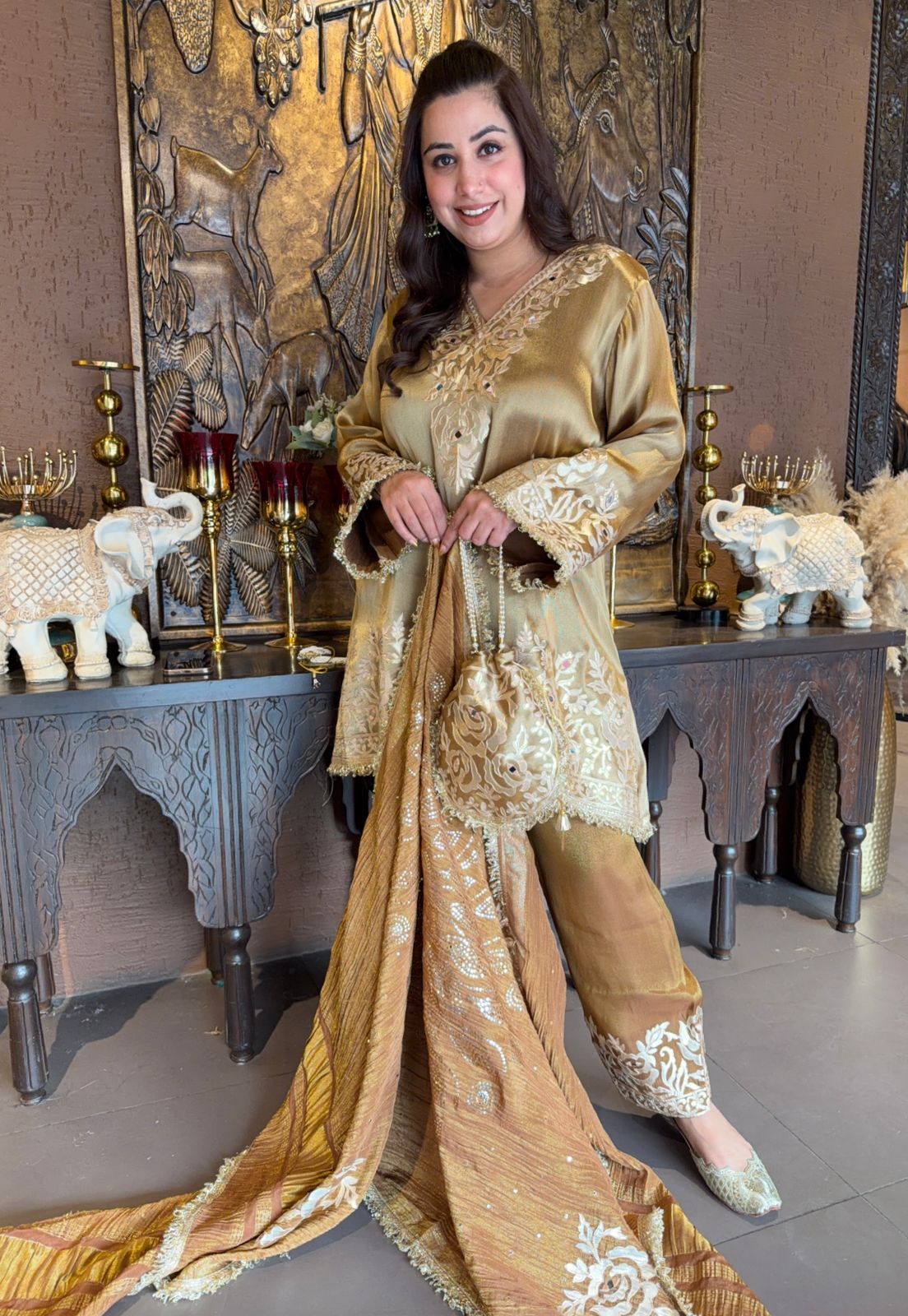 Beautiful ethnic Stitched Set