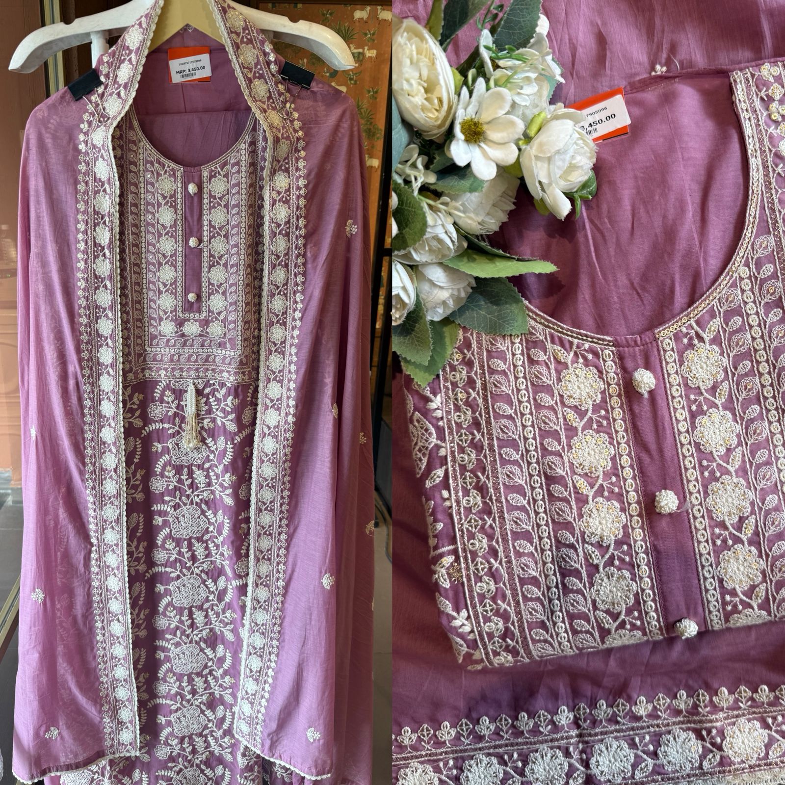 Casual Embroidered Suits