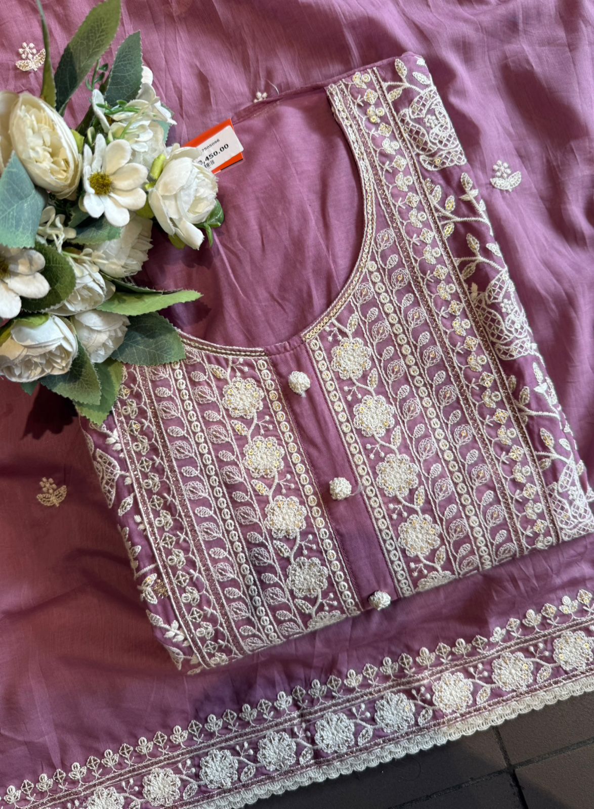 Casual Embroidered Suits