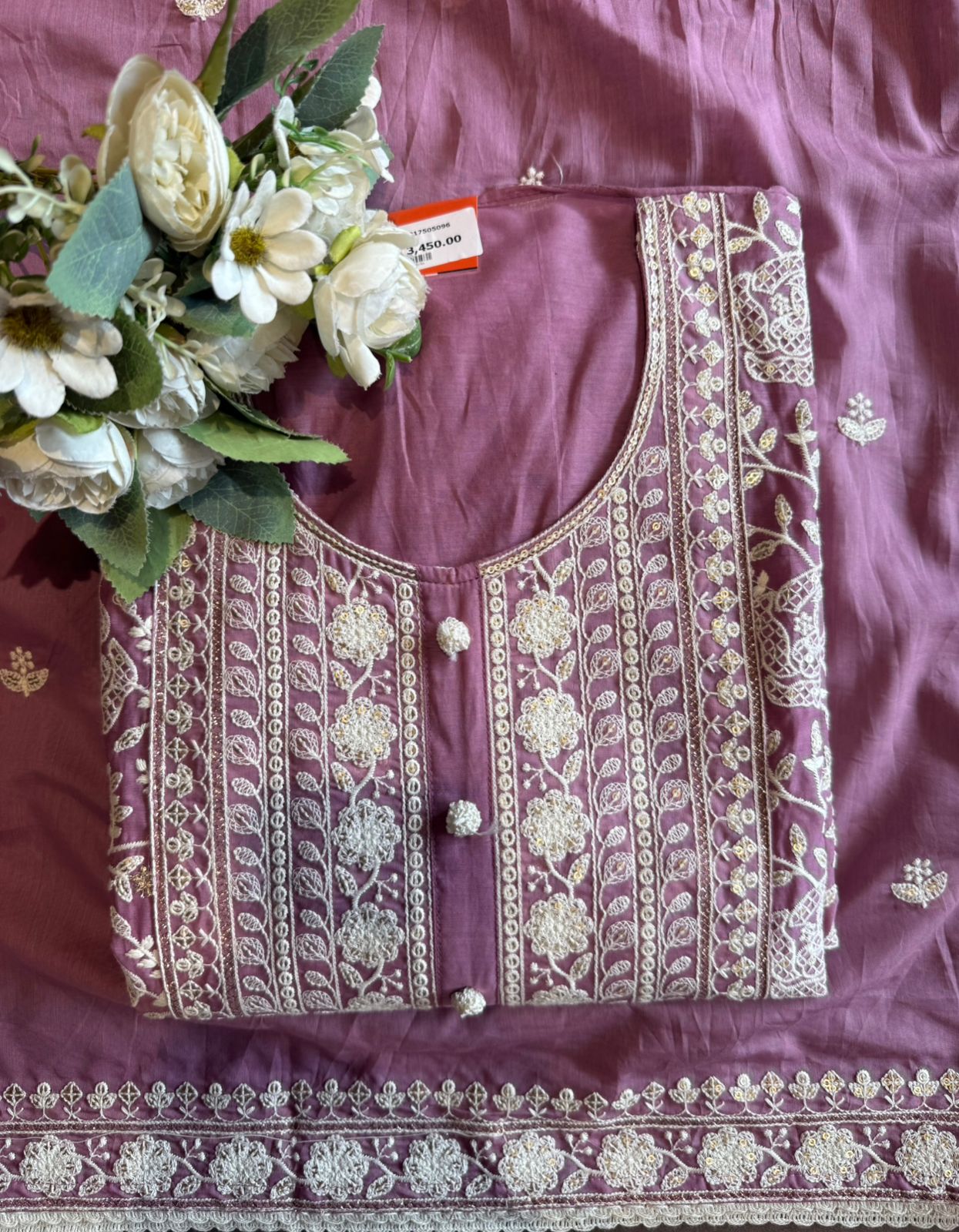 Casual Embroidered Suits