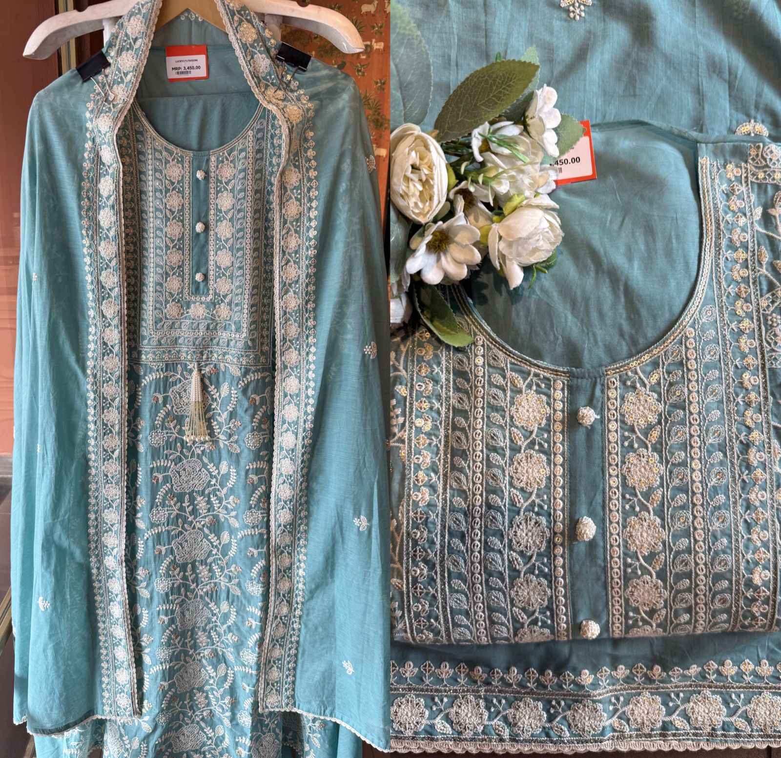 Casual Embroidered Suits