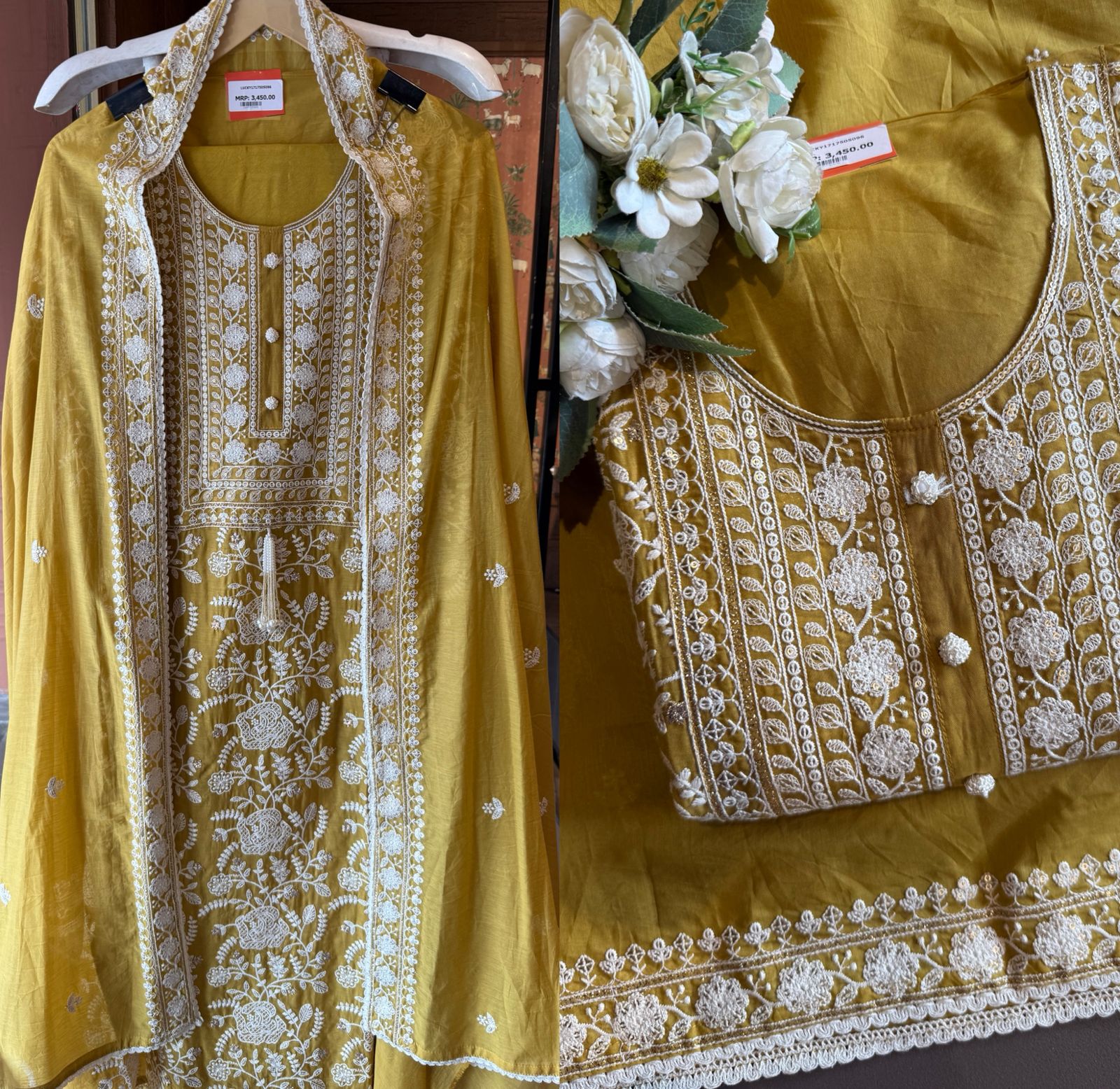 Casual Embroidered Suits