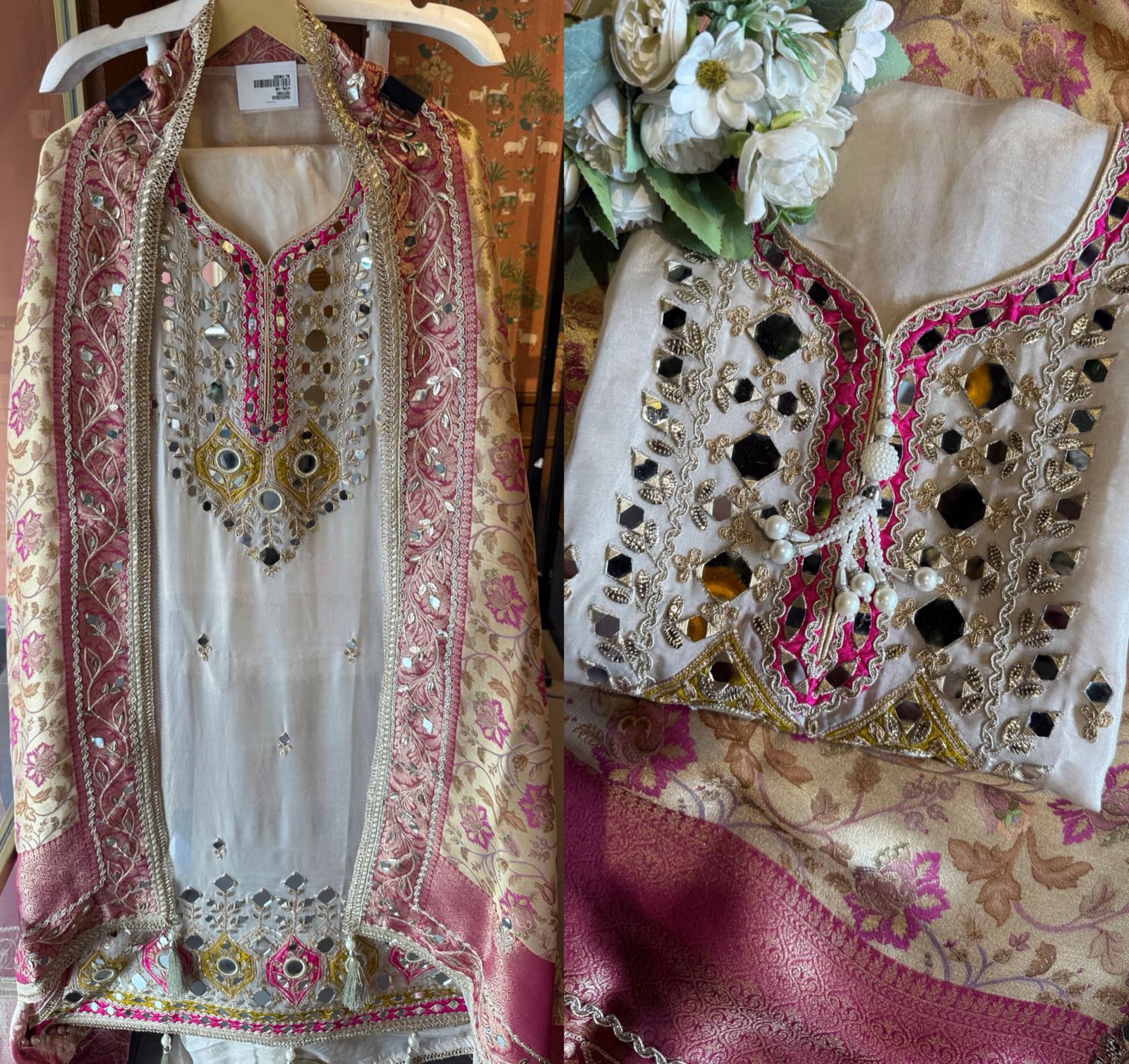 Ethnic Unstitched Suit set