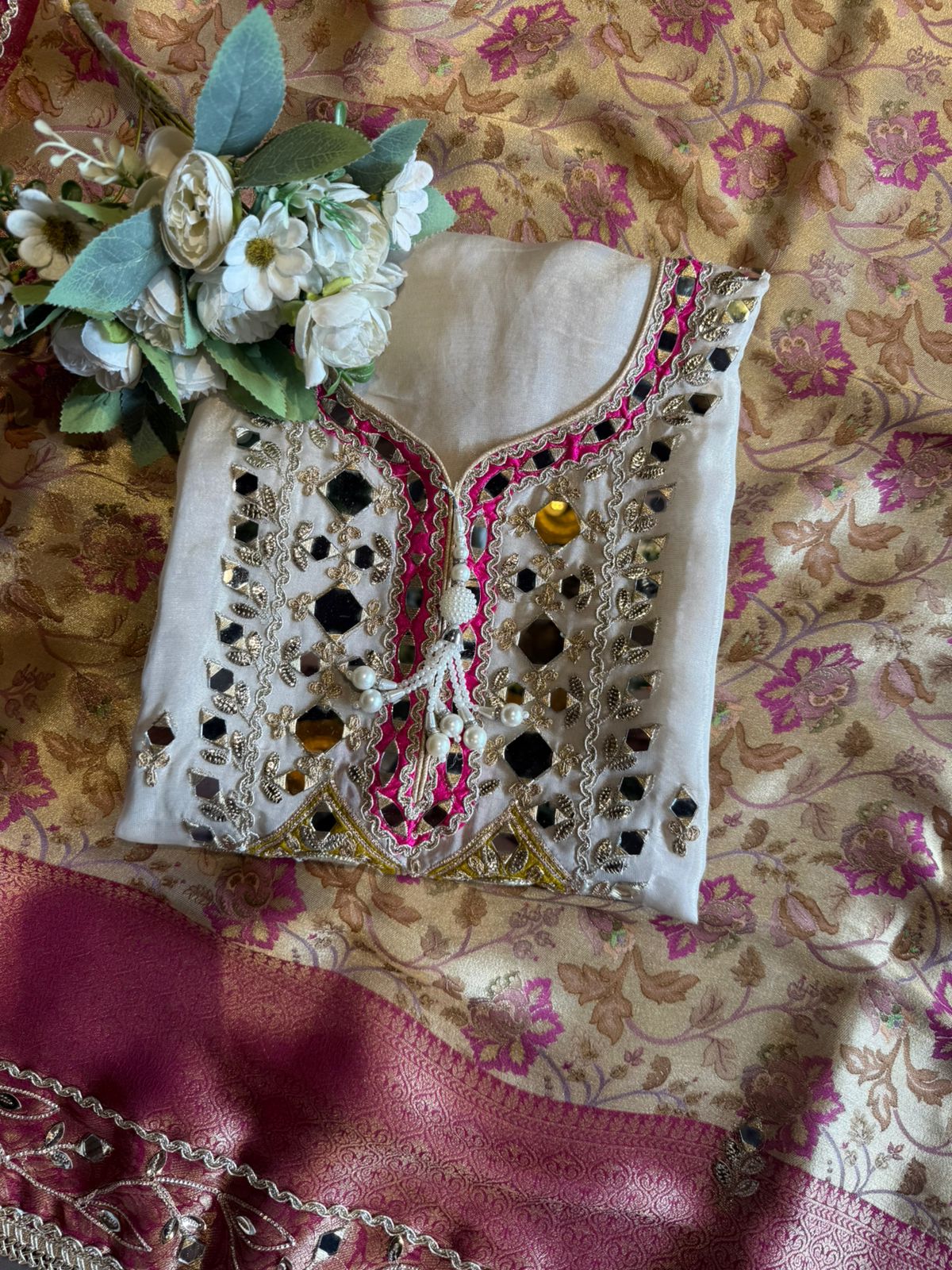 Ethnic Unstitched Suit set