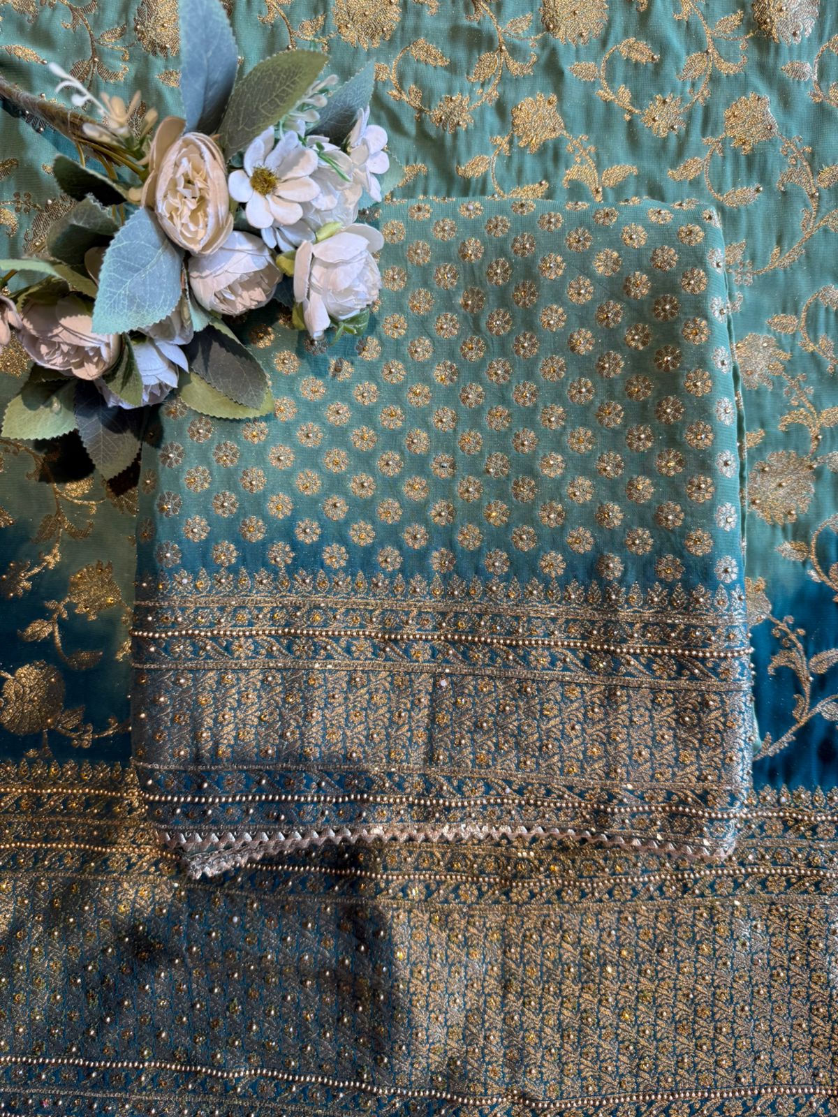 BANARSI GEORGETTE WOVEN SUITS