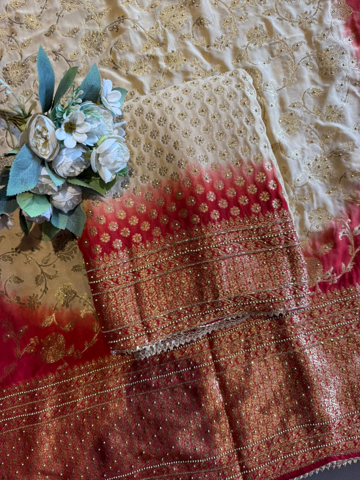 BANARSI GEORGETTE WOVEN SUITS