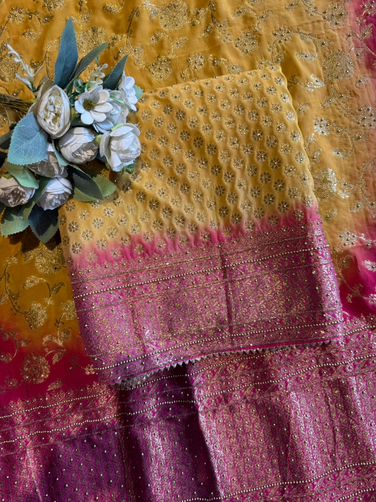 BANARSI GEORGETTE WOVEN SUITS