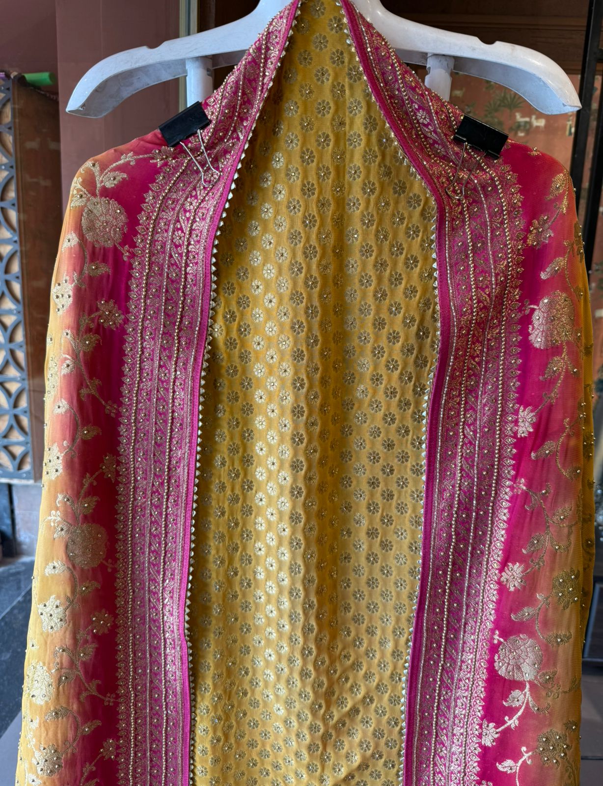 BANARSI GEORGETTE WOVEN SUITS