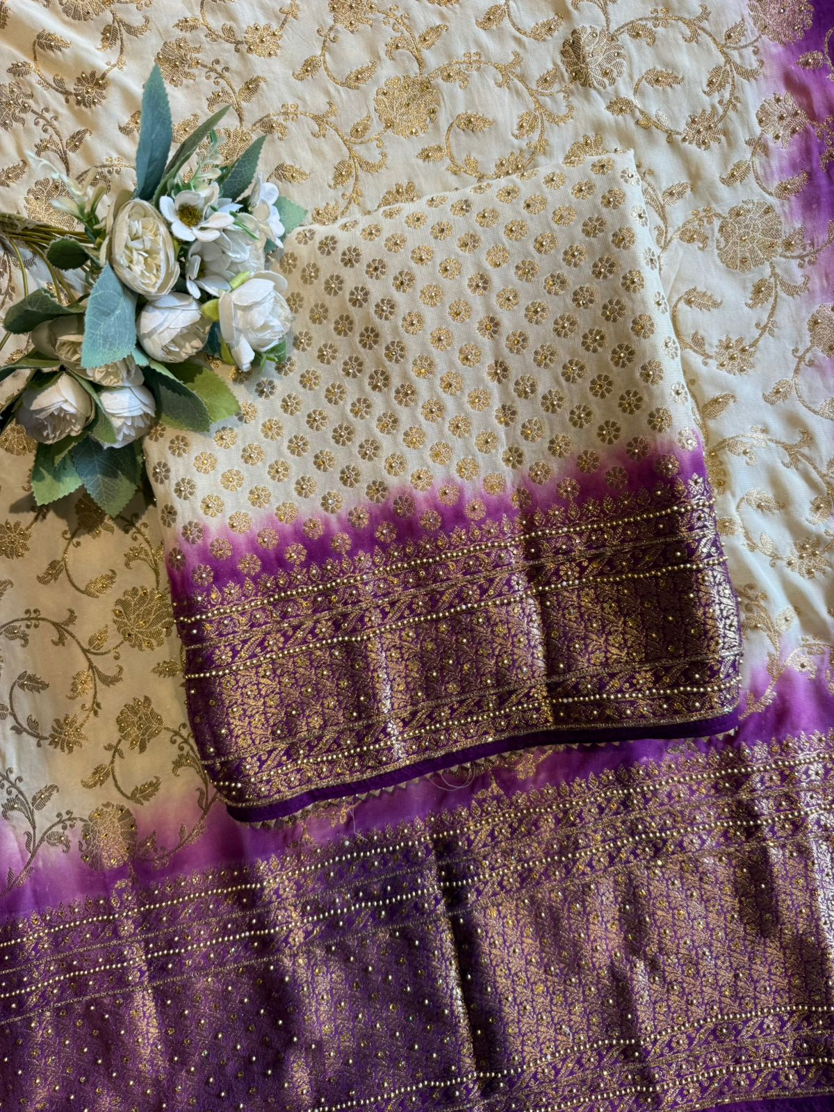 BANARSI GEORGETTE WOVEN SUITS