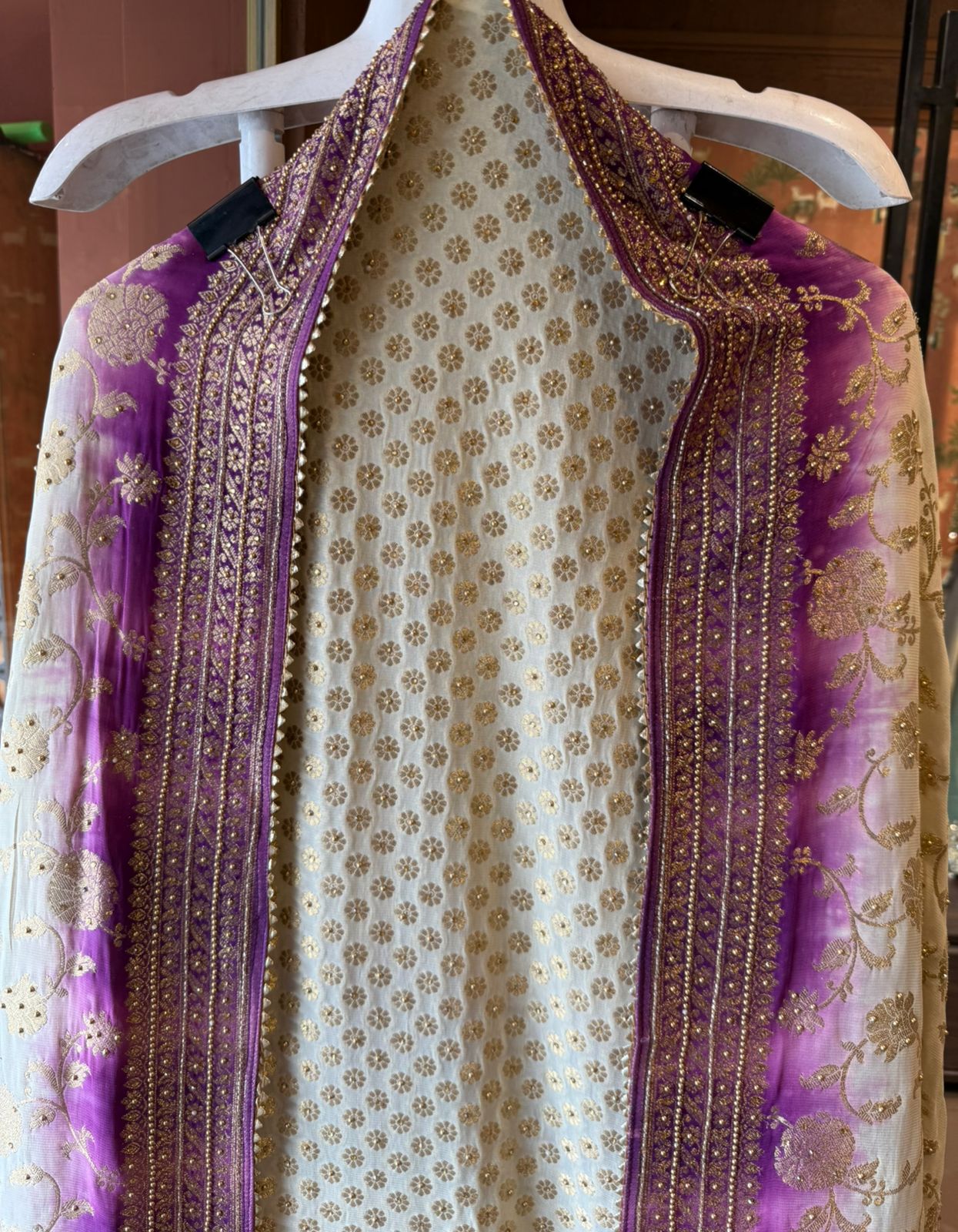 BANARSI GEORGETTE WOVEN SUITS