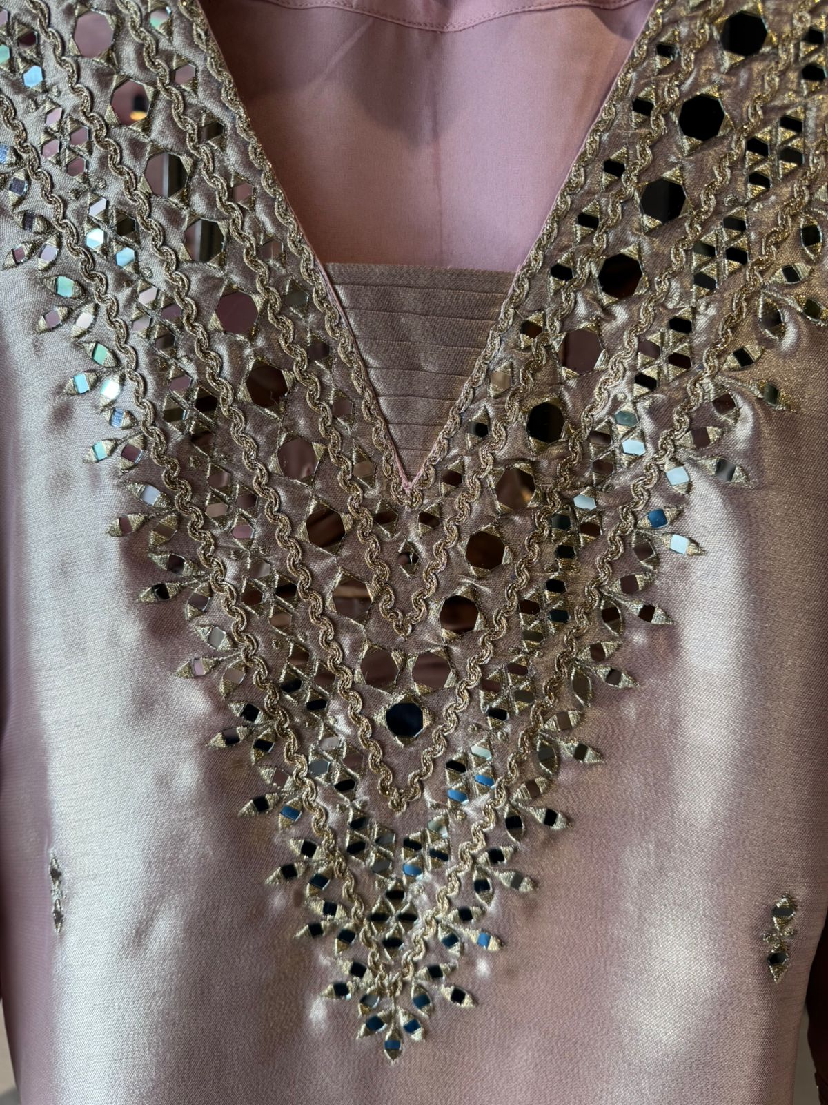 Luxury Giraffe Tissue Straight Kurta Set