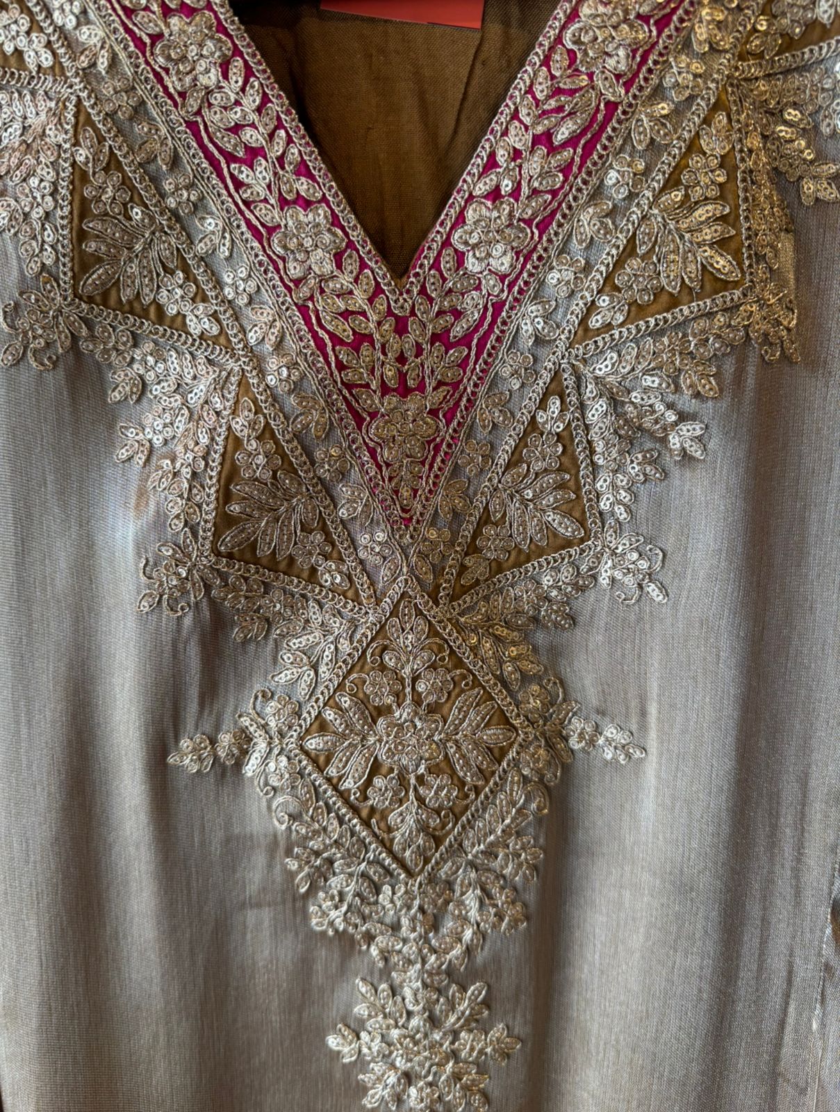 Luxury Giraffe Tissue Straight Kurta Set