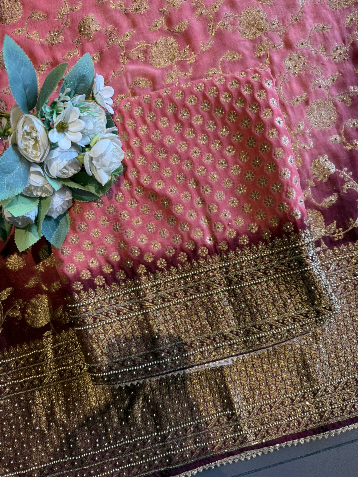 BANARSI GEORGETTE WOVEN SUITS