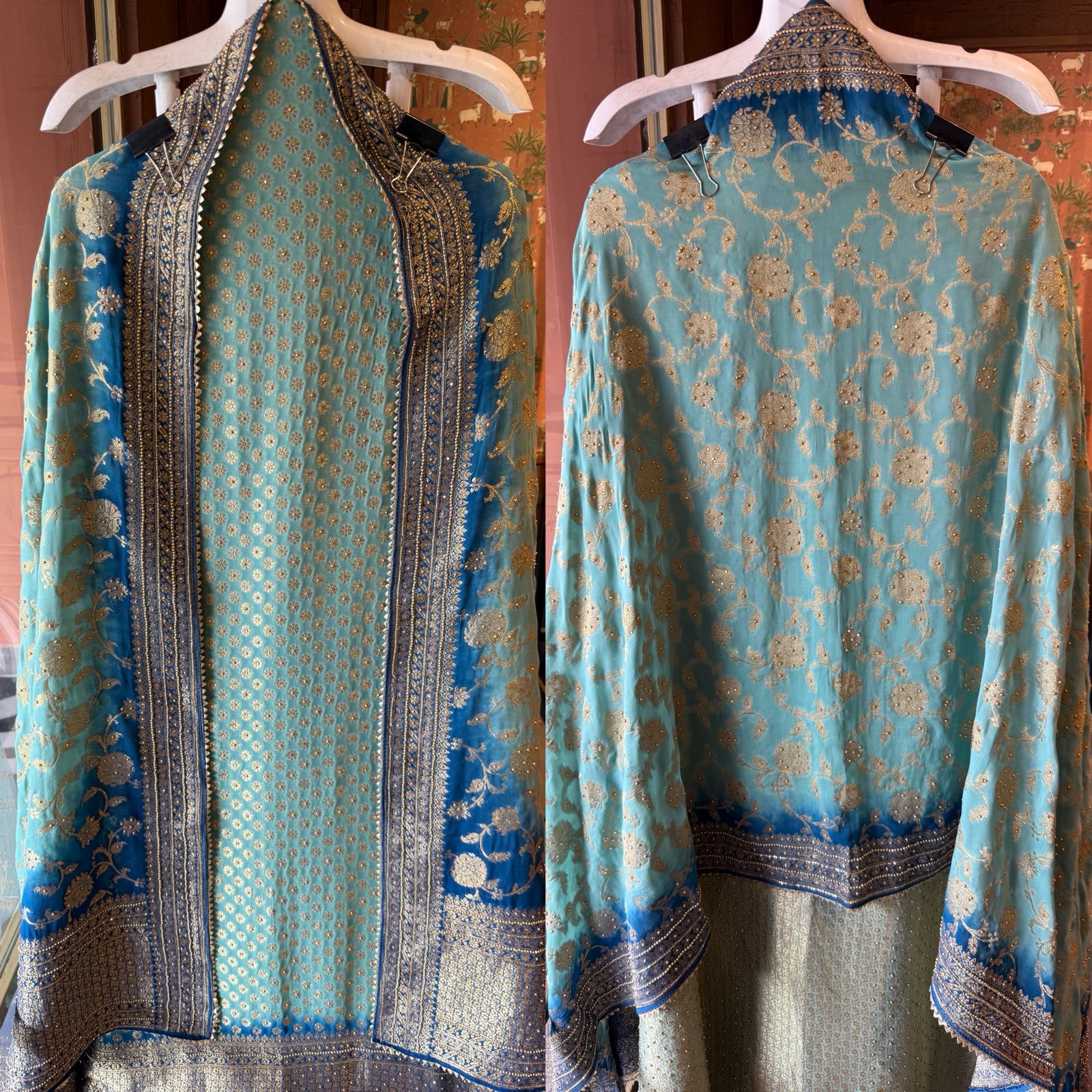 BANARSI GEORGETTE WOVEN SUITS