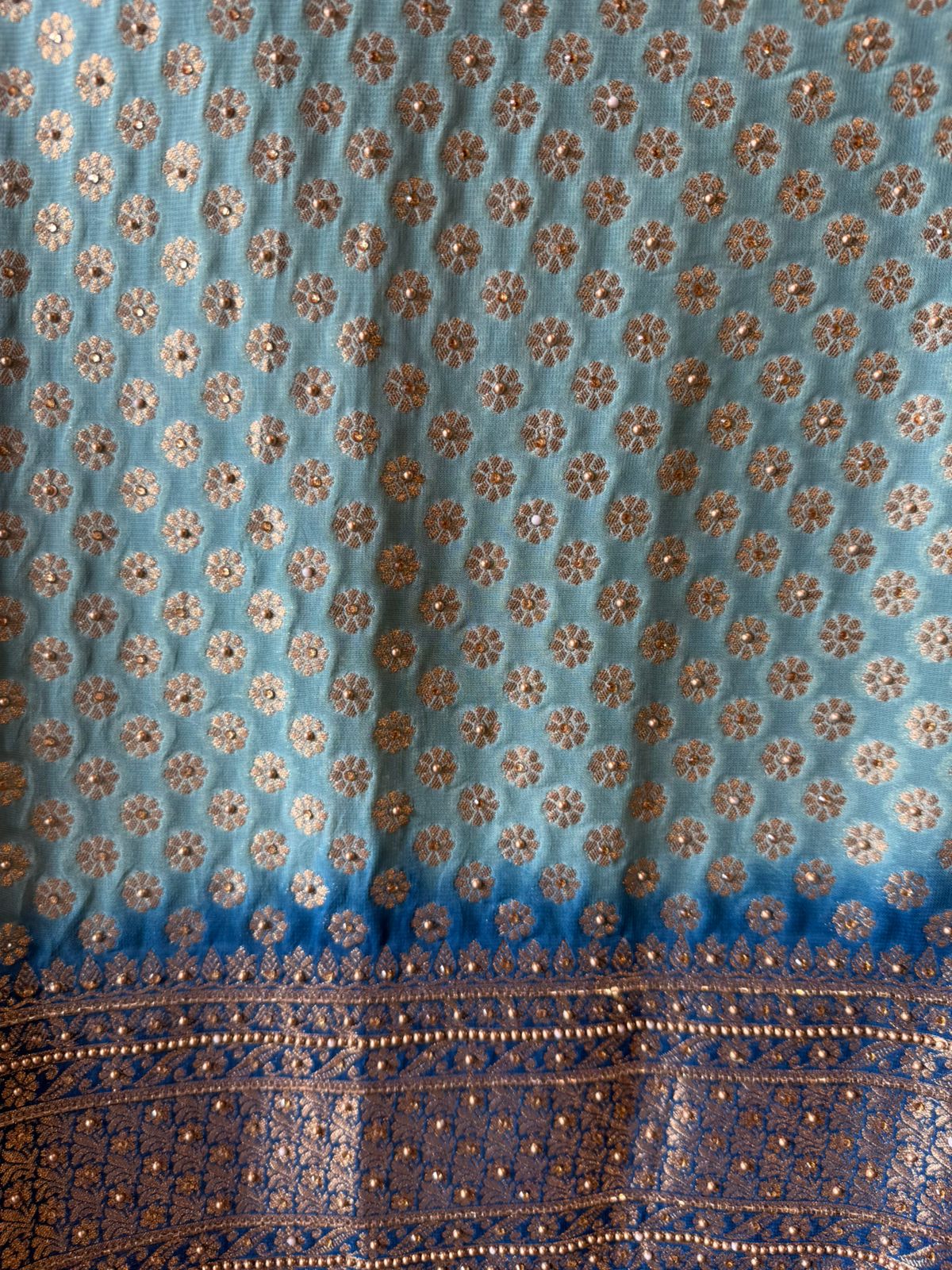 BANARSI GEORGETTE WOVEN SUITS