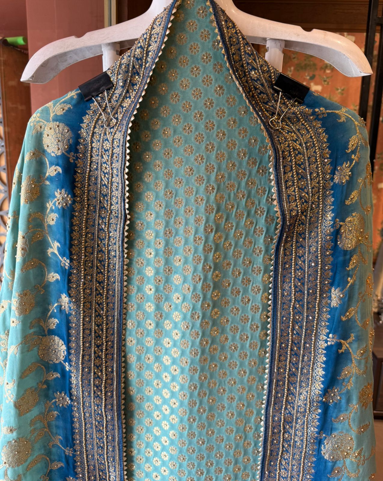 BANARSI GEORGETTE WOVEN SUITS