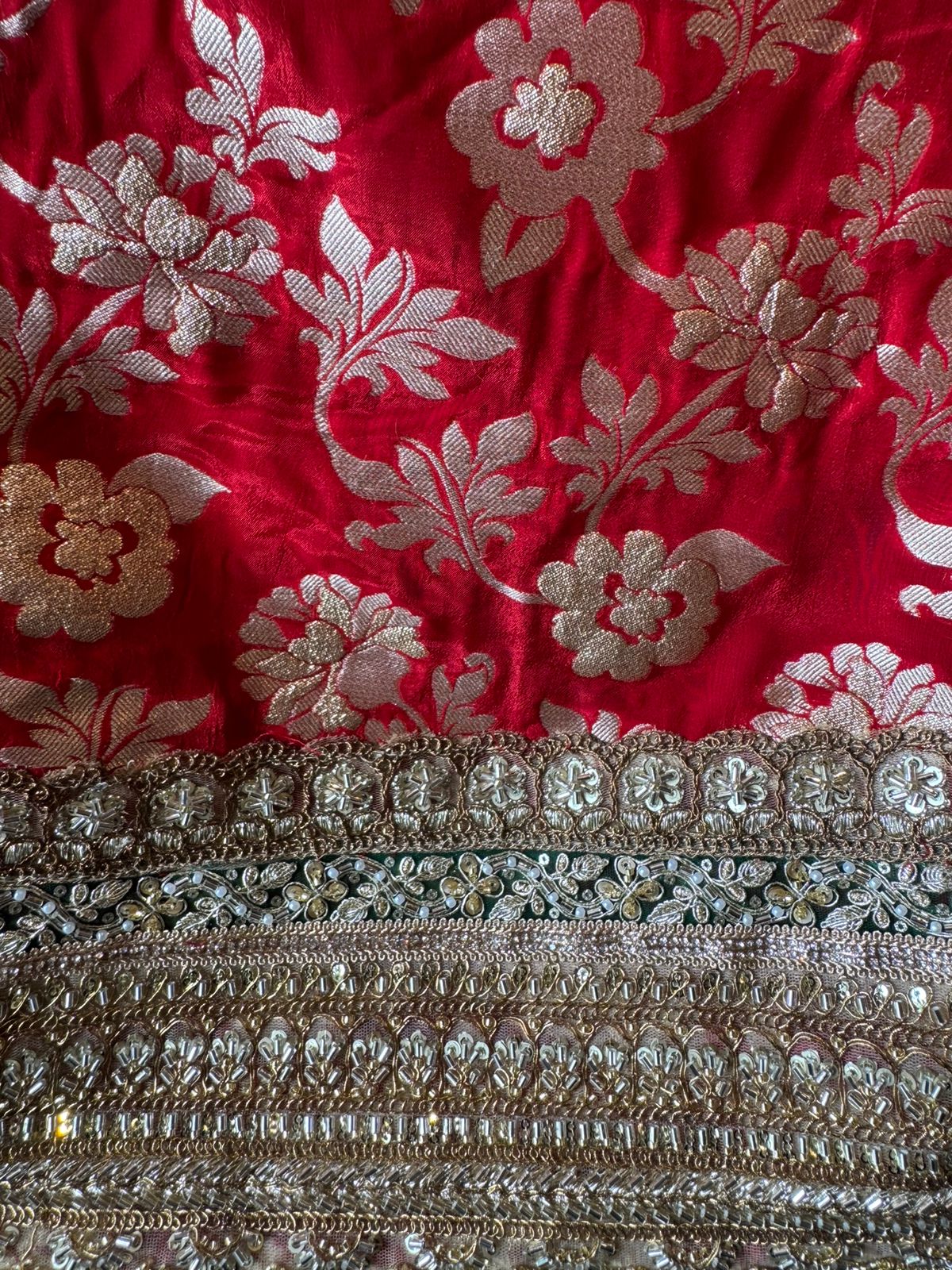 PURE BANARSI SILK BROCADE  ANARKALI SUIT