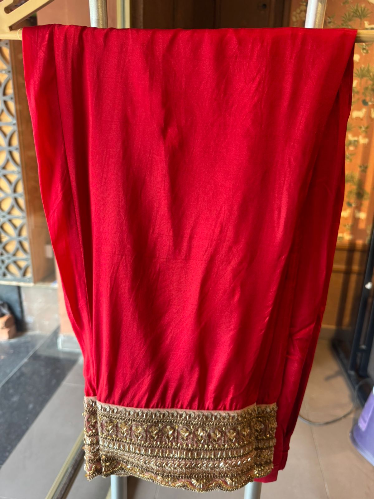 PURE BANARSI SILK BROCADE  ANARKALI SUIT