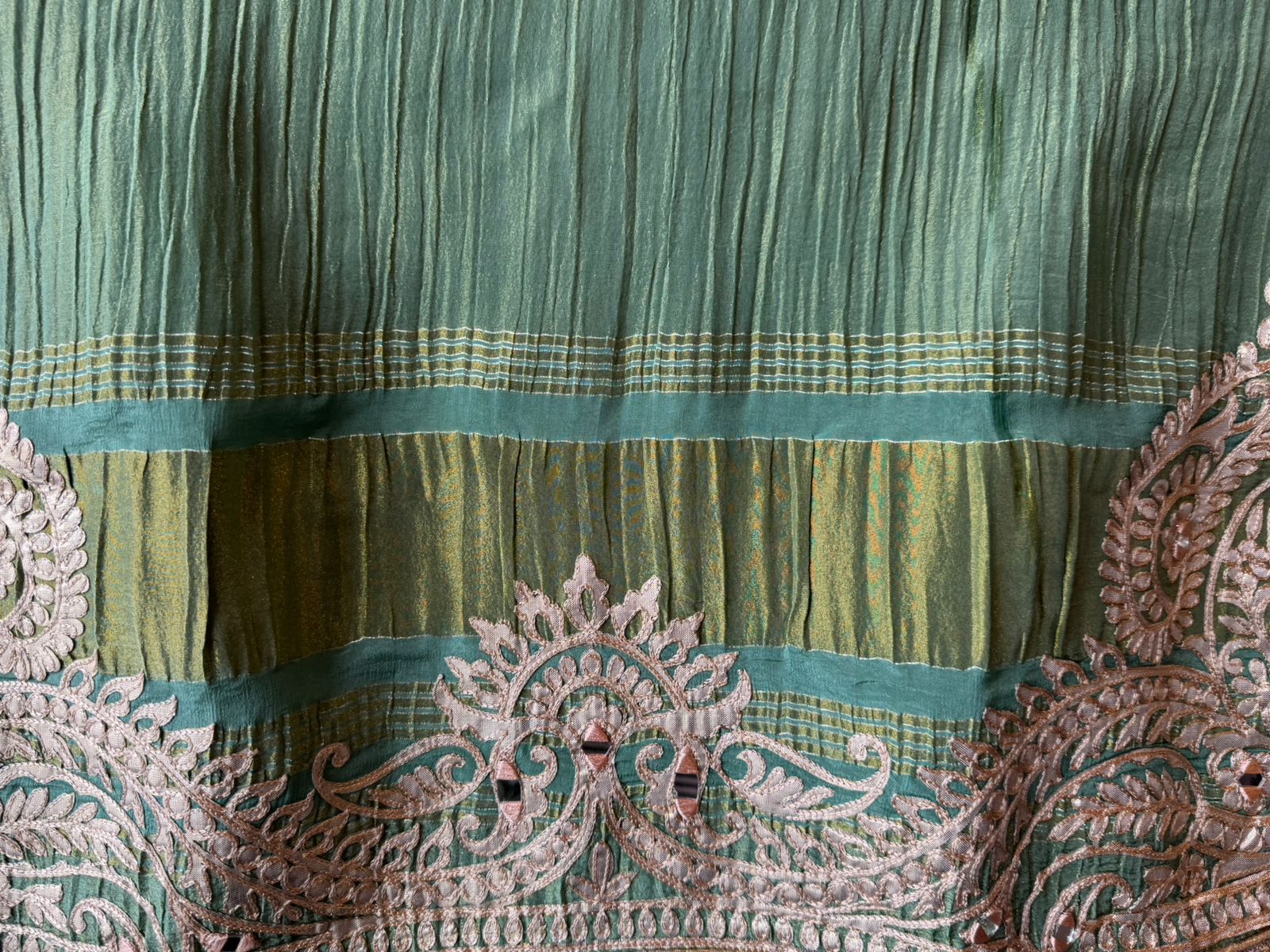 Premium Embroidered Coord Set with Potli Bag