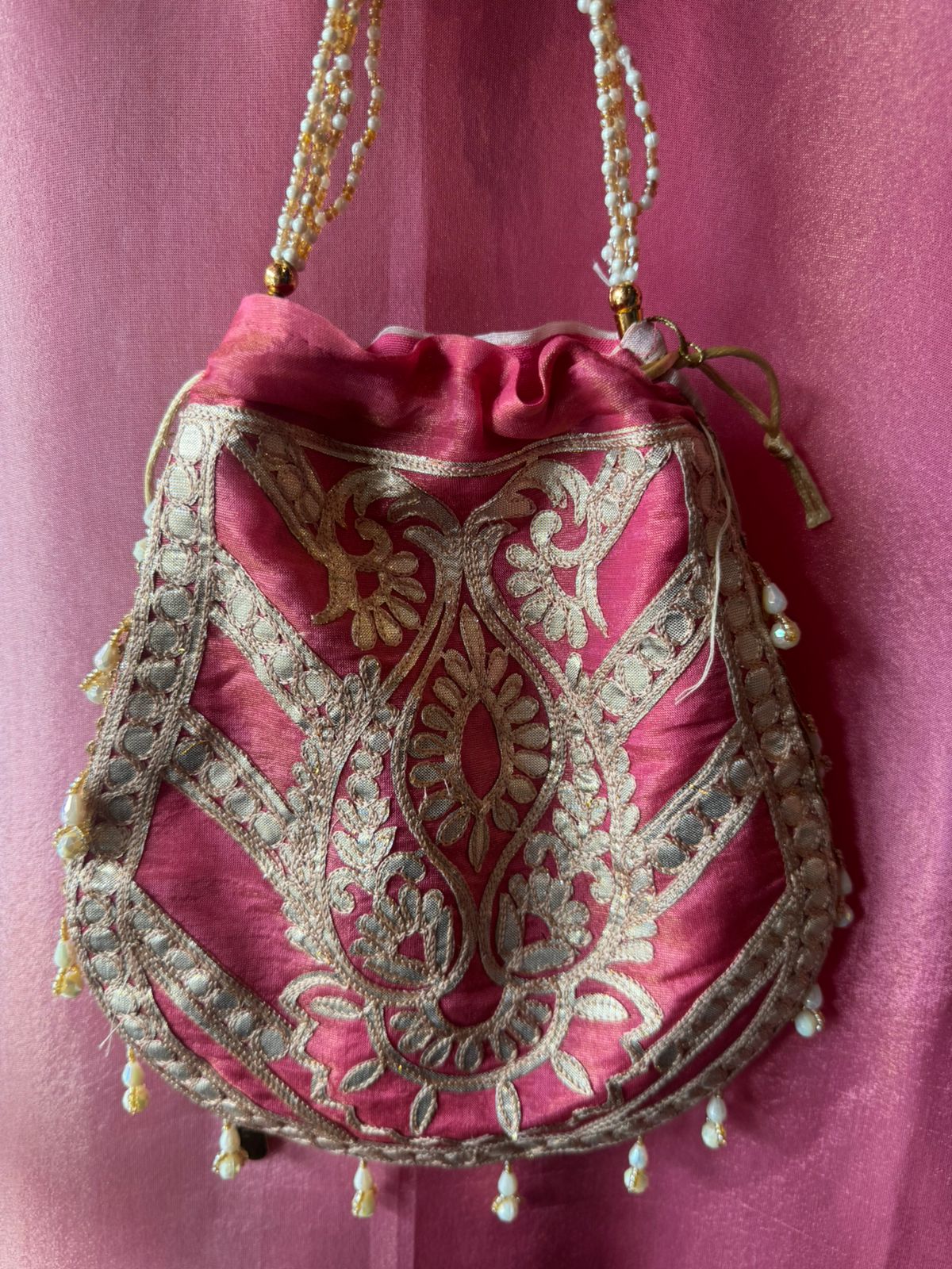 Elegant Embroidered Shimmer tissue Long Dress