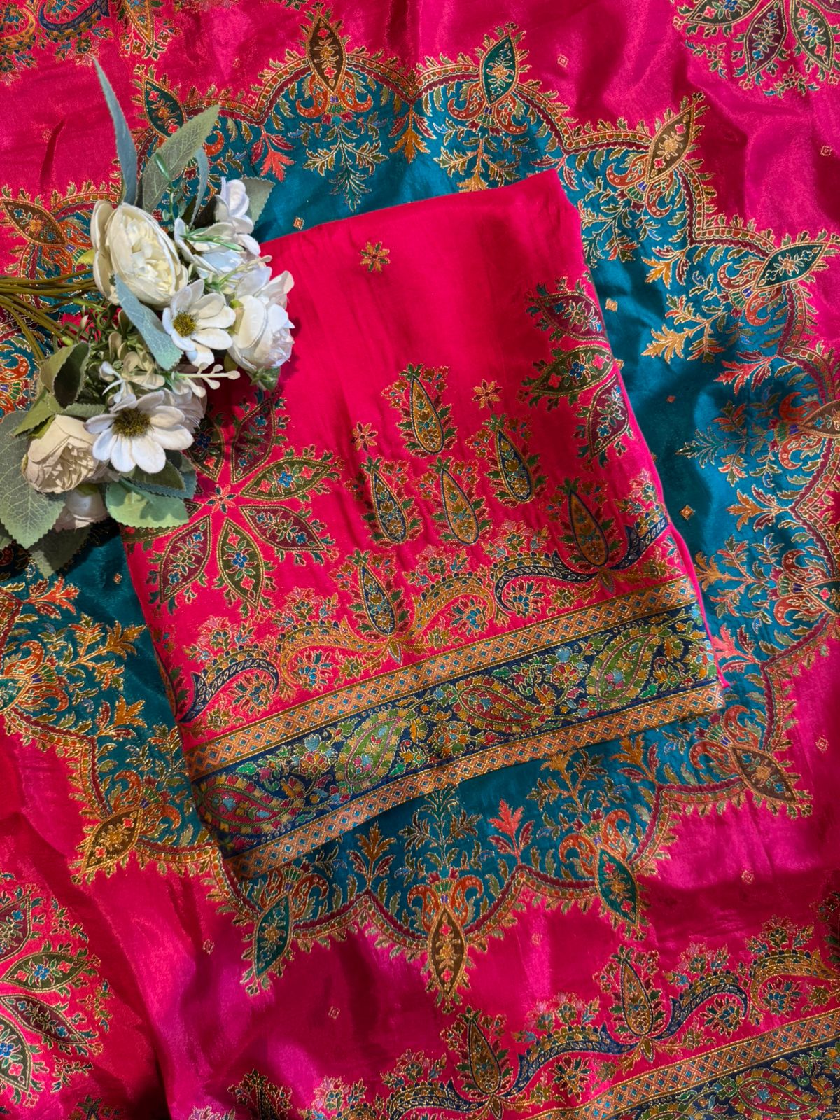 Premium luxury Silk unstitched suit