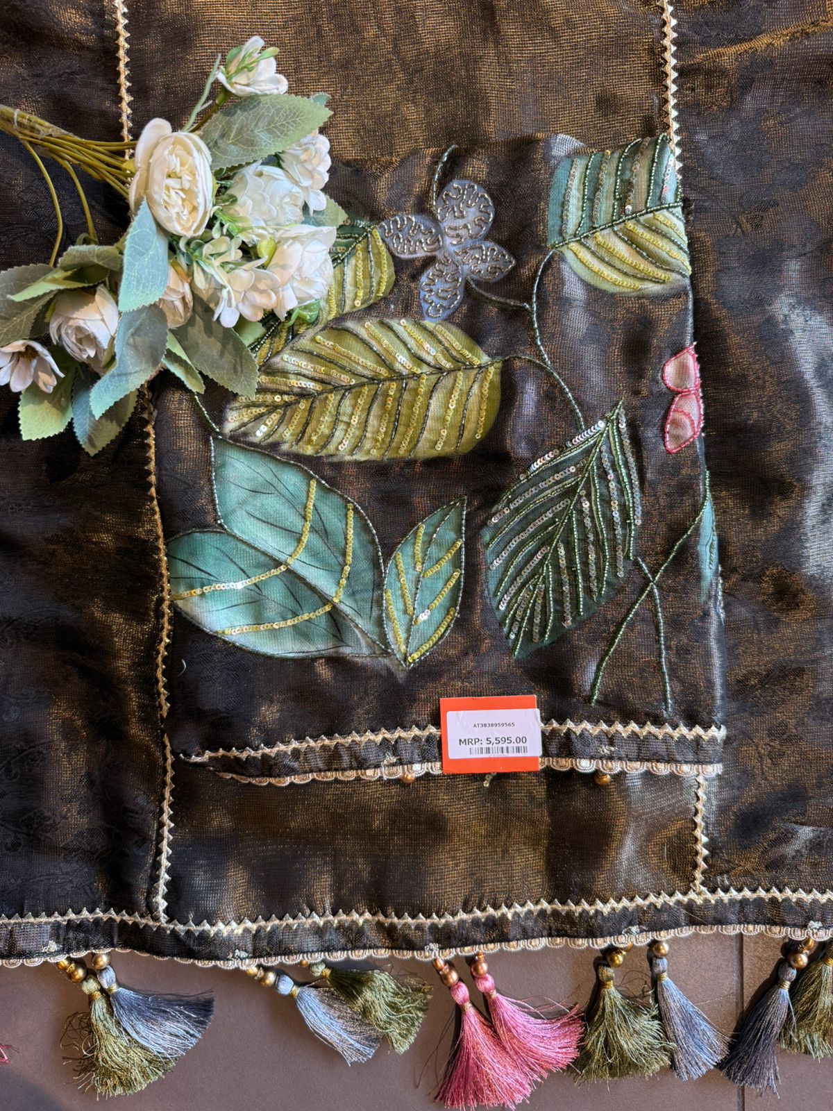 Royal Shimmer Jacquard Unstitched Suit