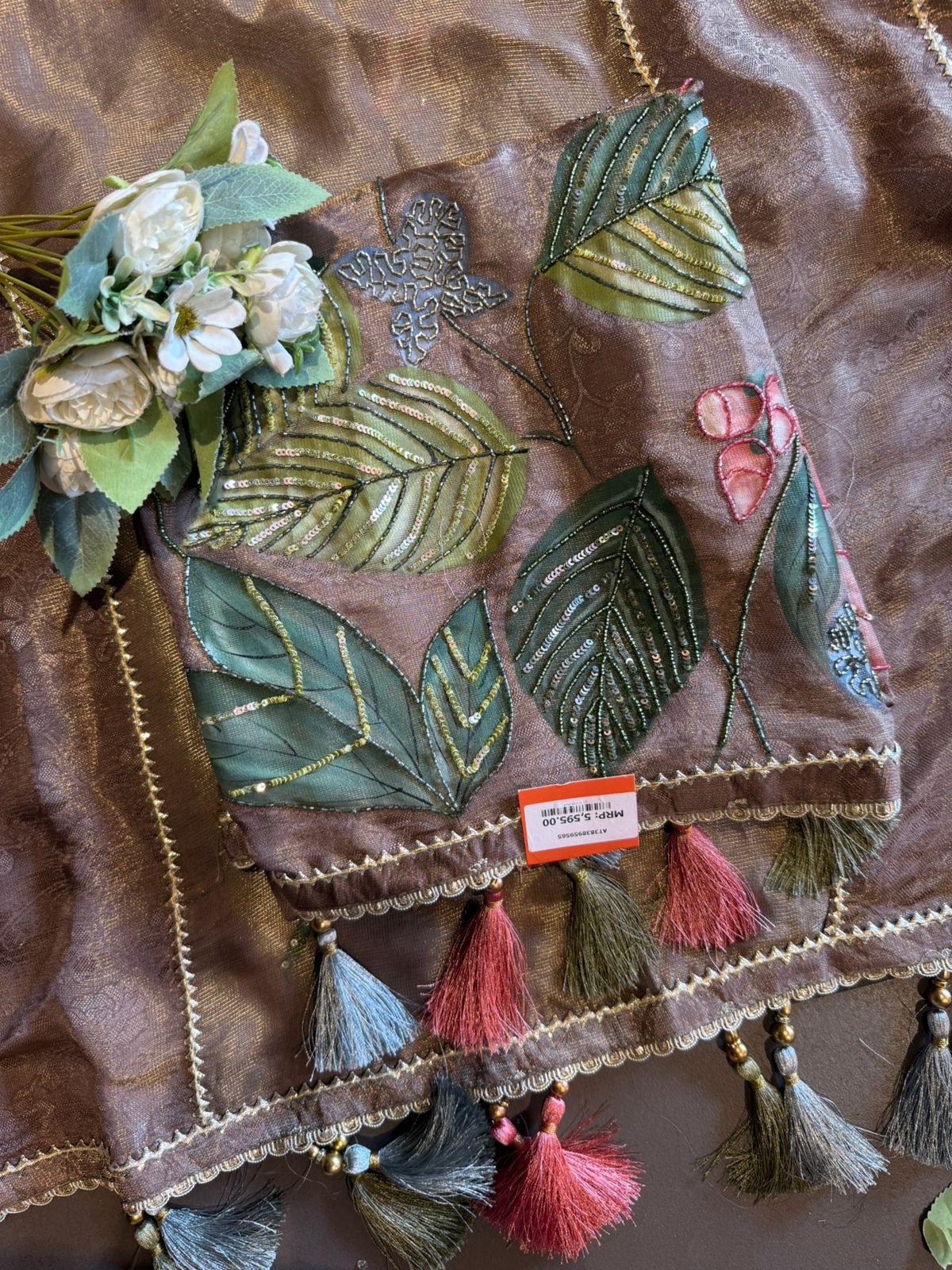 Royal Shimmer Jacquard Unstitched Suit