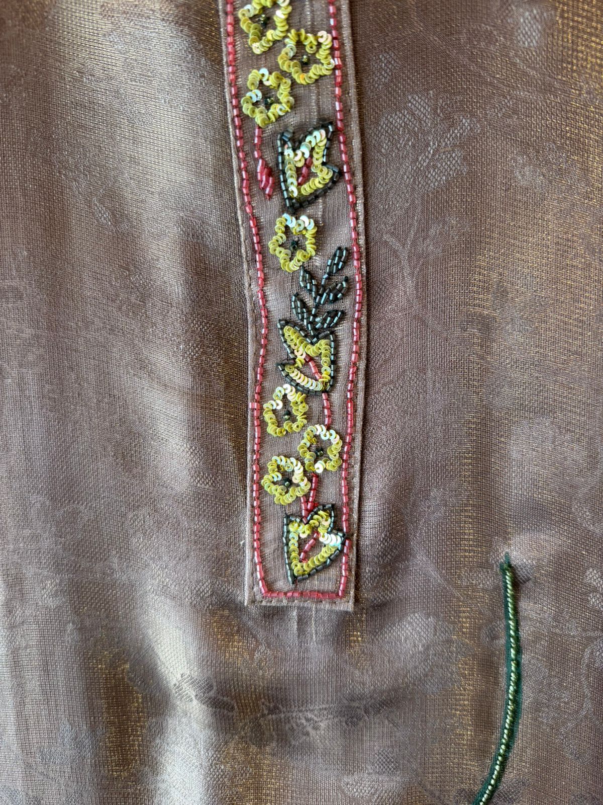 Royal Shimmer Jacquard Unstitched Suit