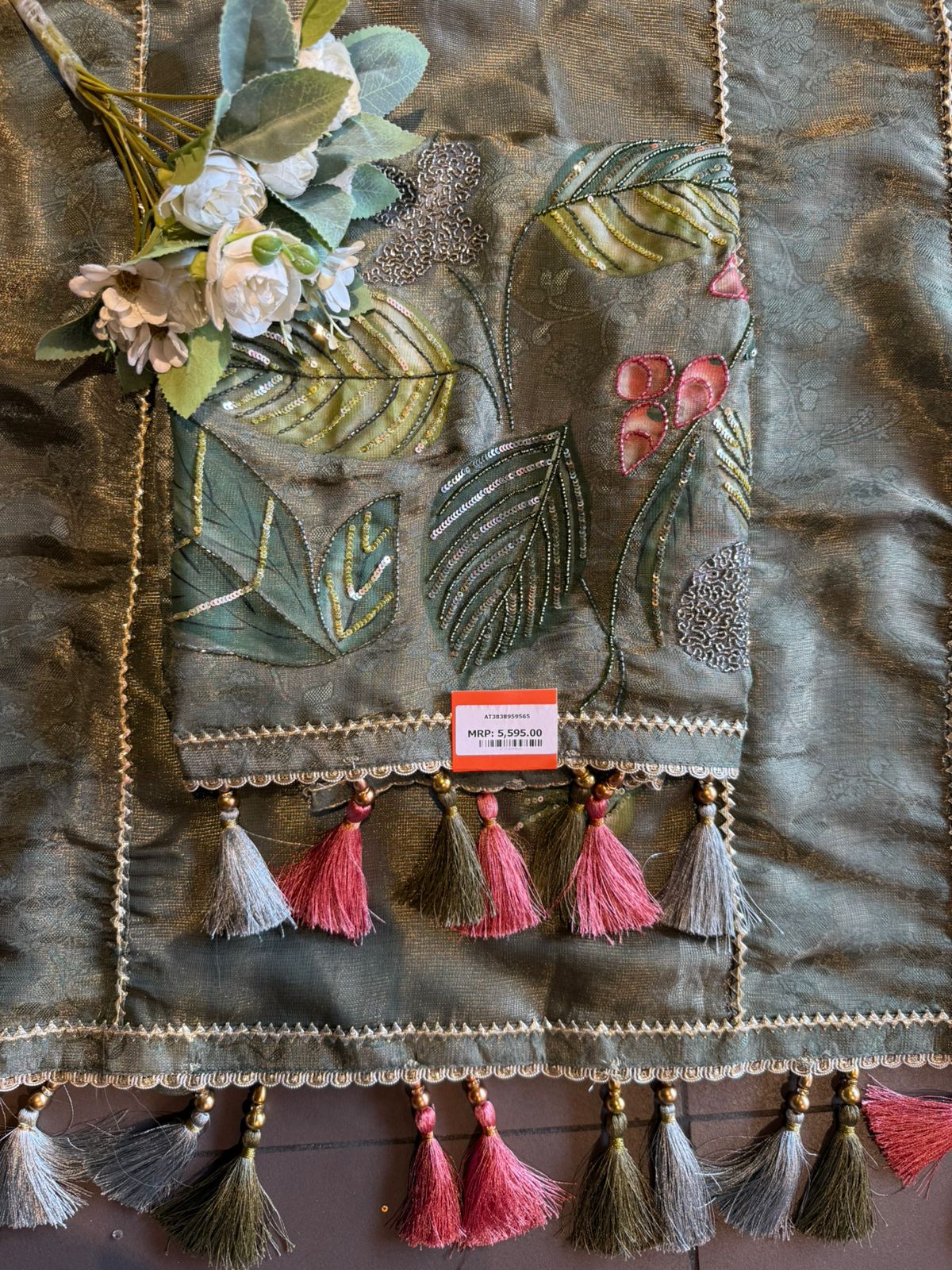 Royal Shimmer Jacquard Unstitched Suit