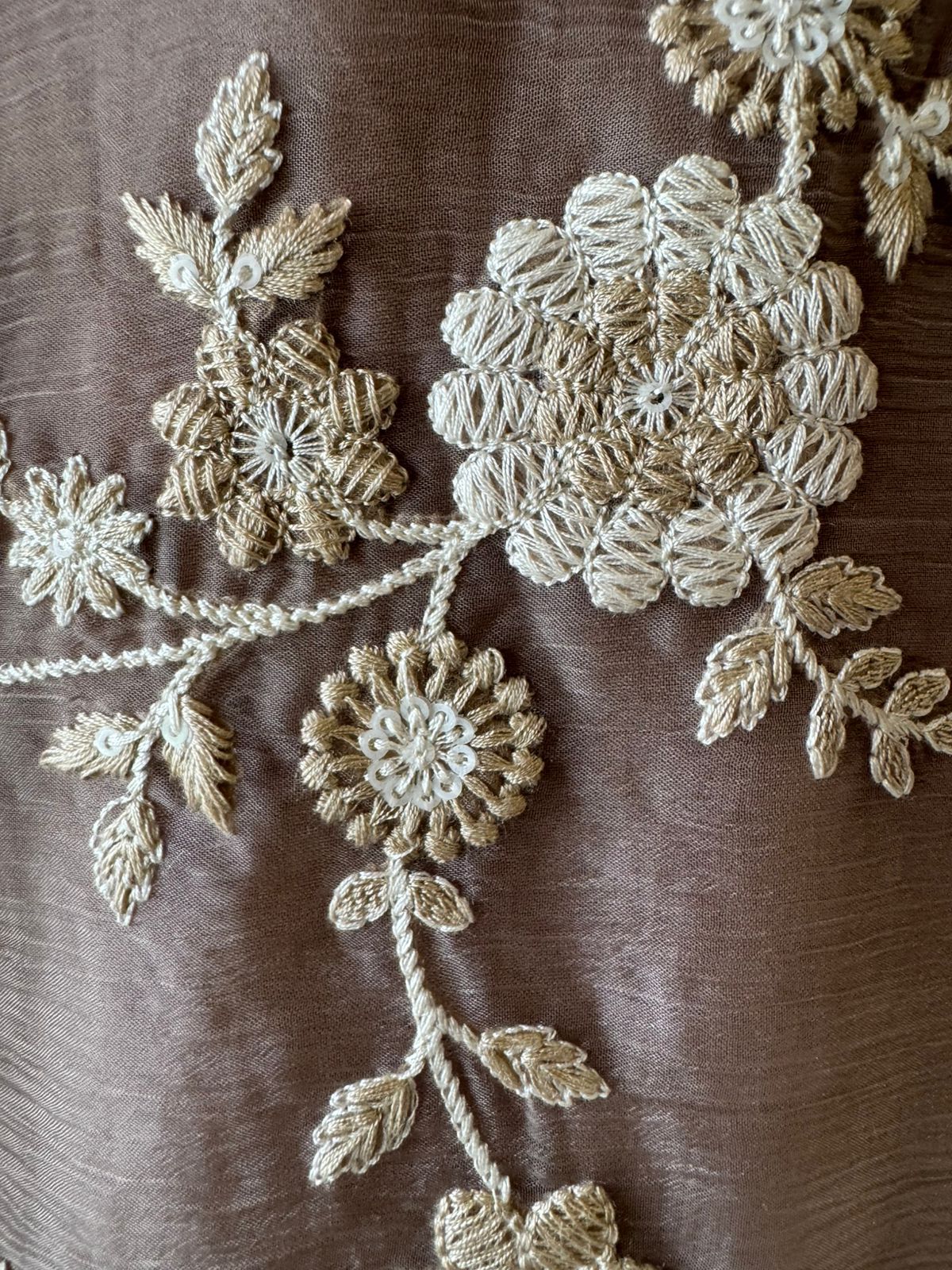 Premium Crushed Chiffon Pakistani Embroidered Unstitched Suit