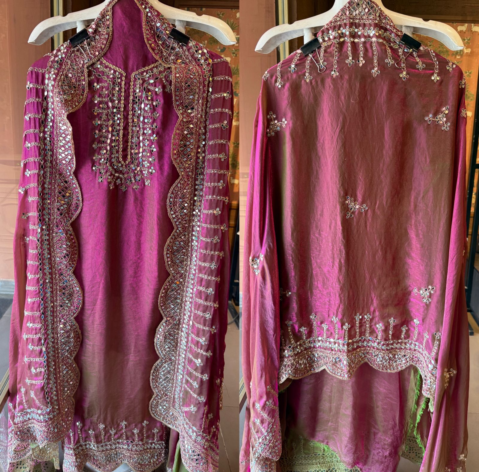 Pure glass tissue shirt