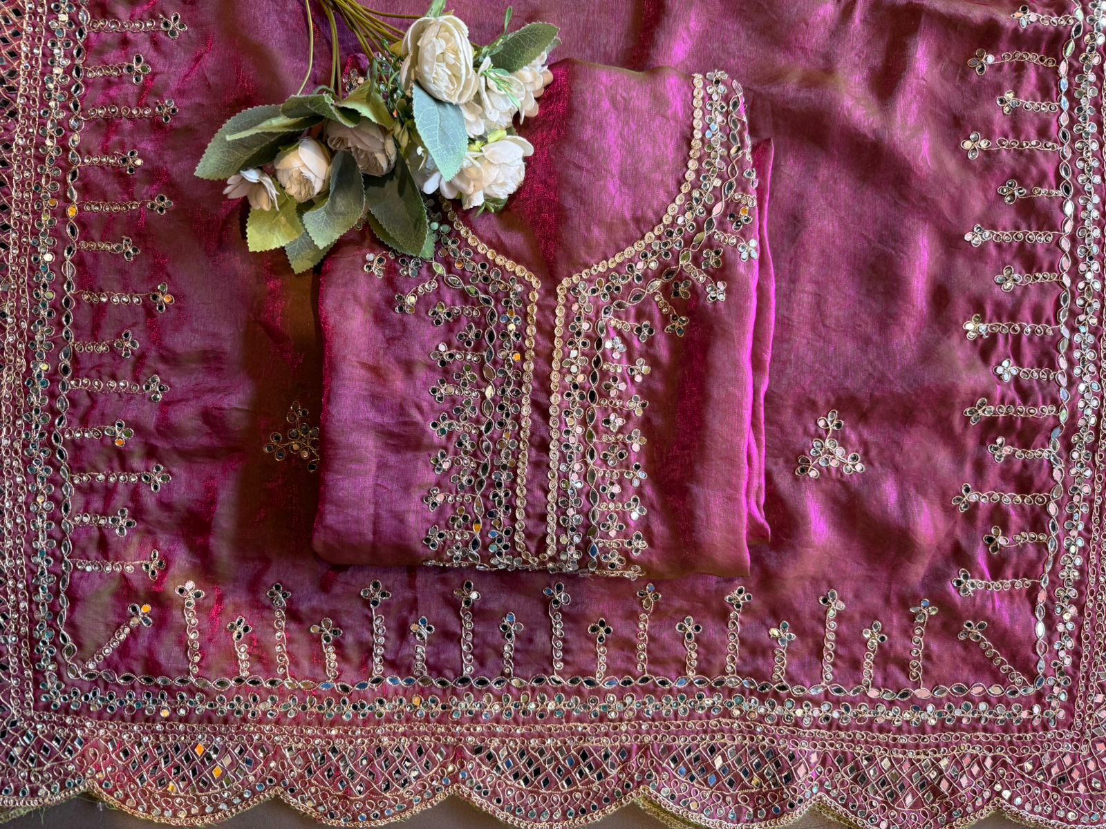 Pure glass tissue shirt