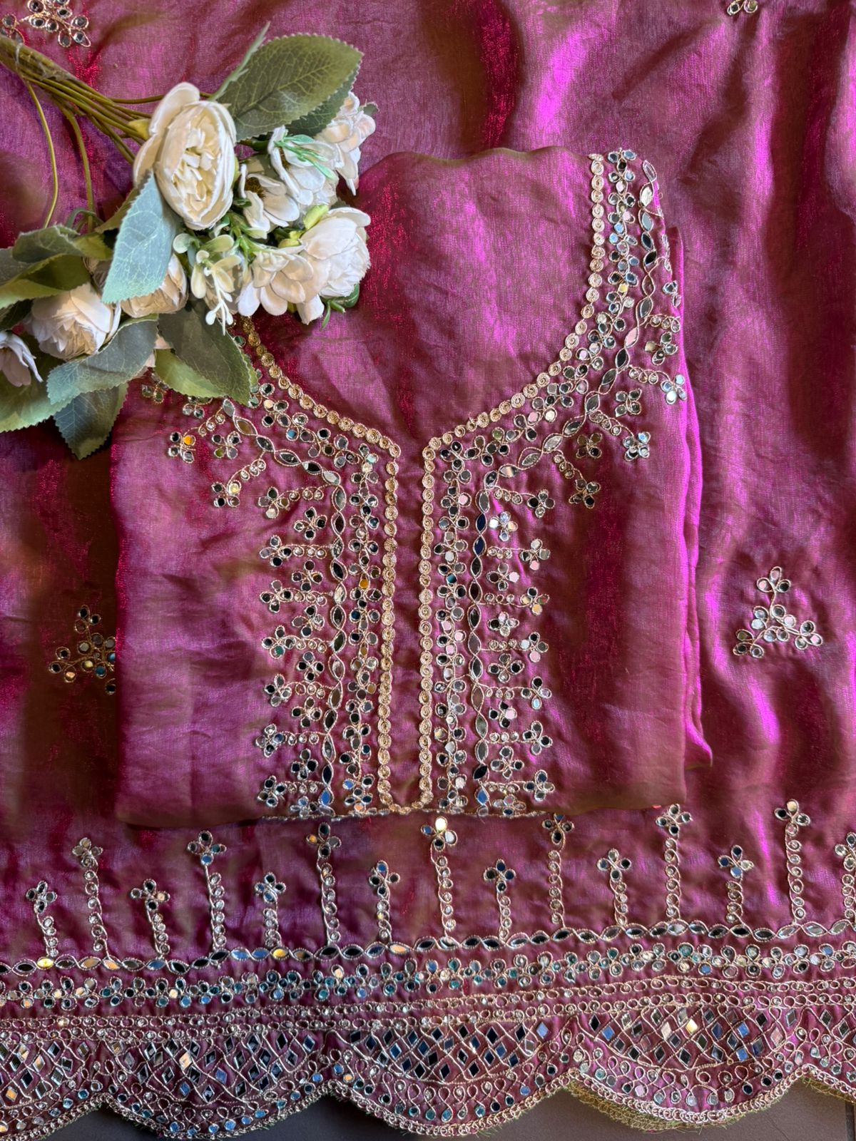 Pure glass tissue shirt