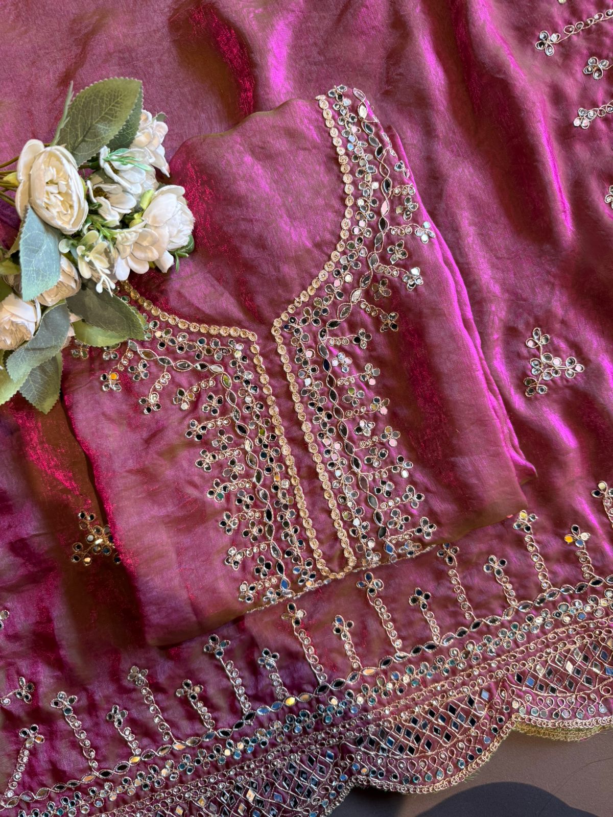 Pure glass tissue shirt