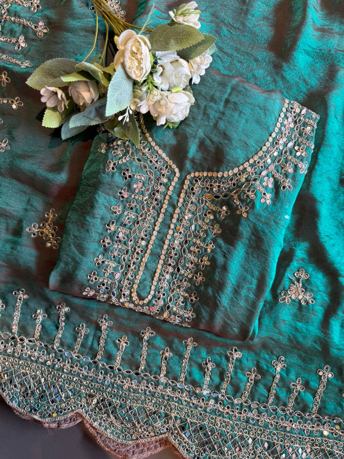 Pure glass tissue shirt