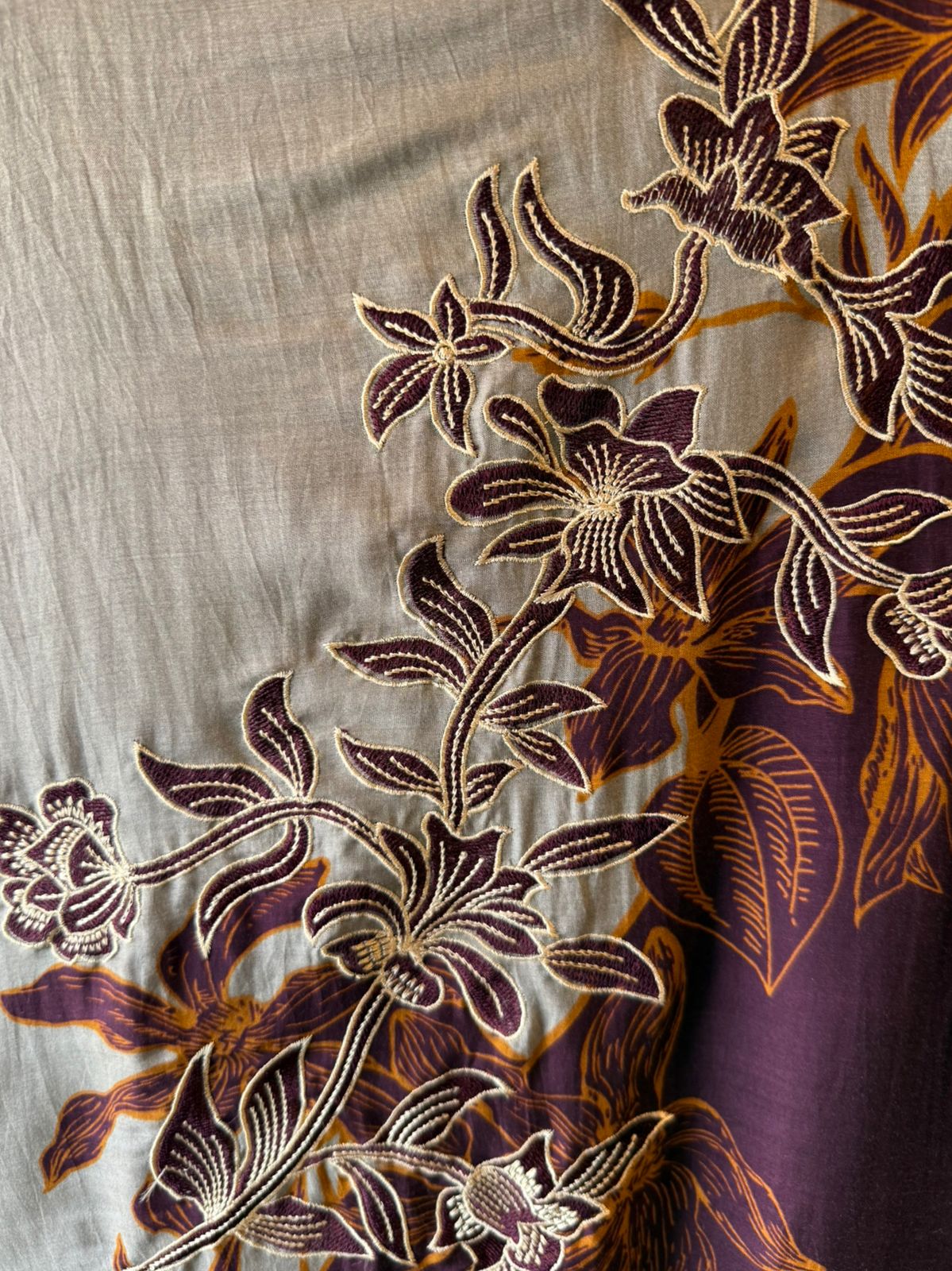 Pure muslin digital printed suit
