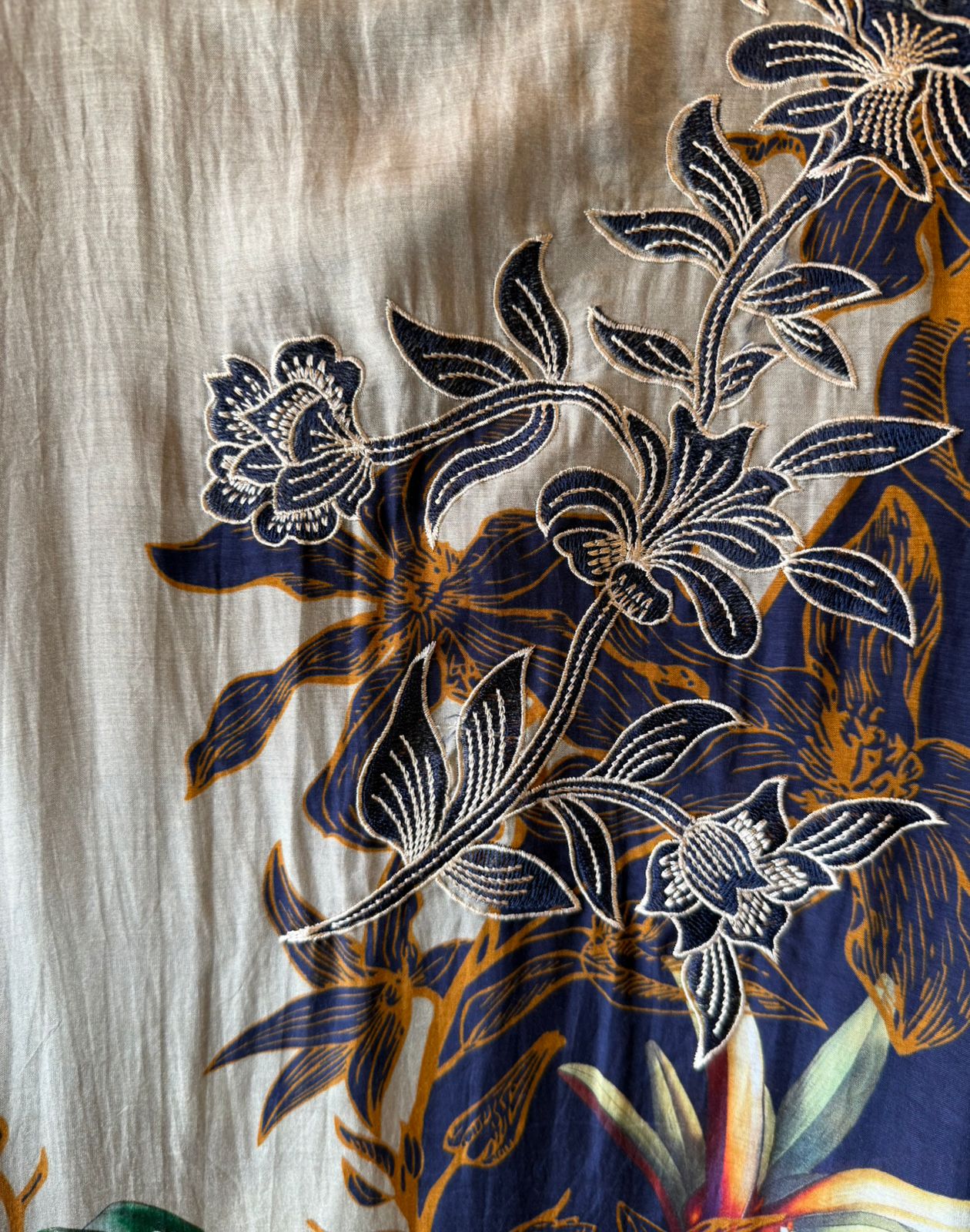 Pure muslin digital printed suit