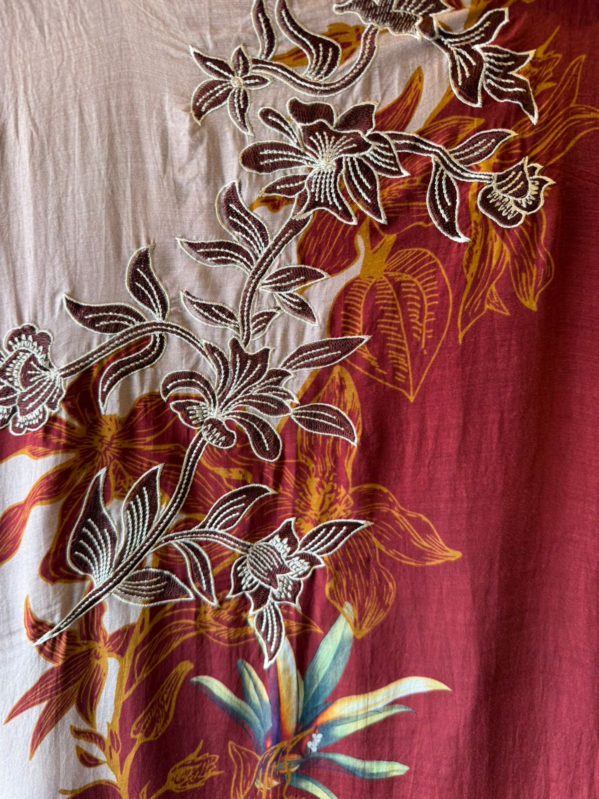 Pure muslin digital printed suit